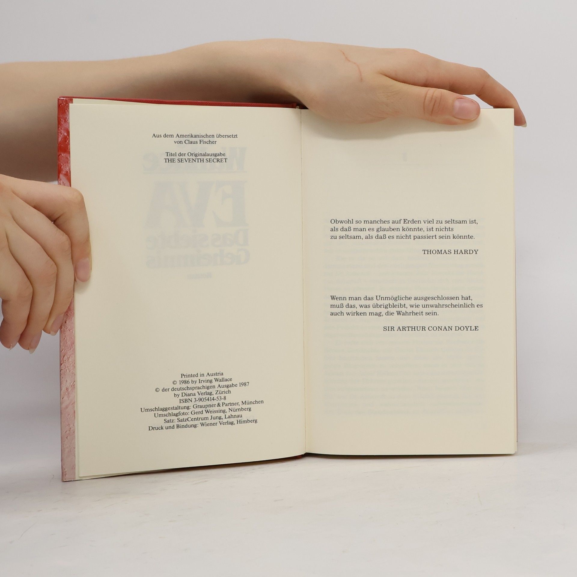 Irving Wallace Eva. Das siebte Geheimnis