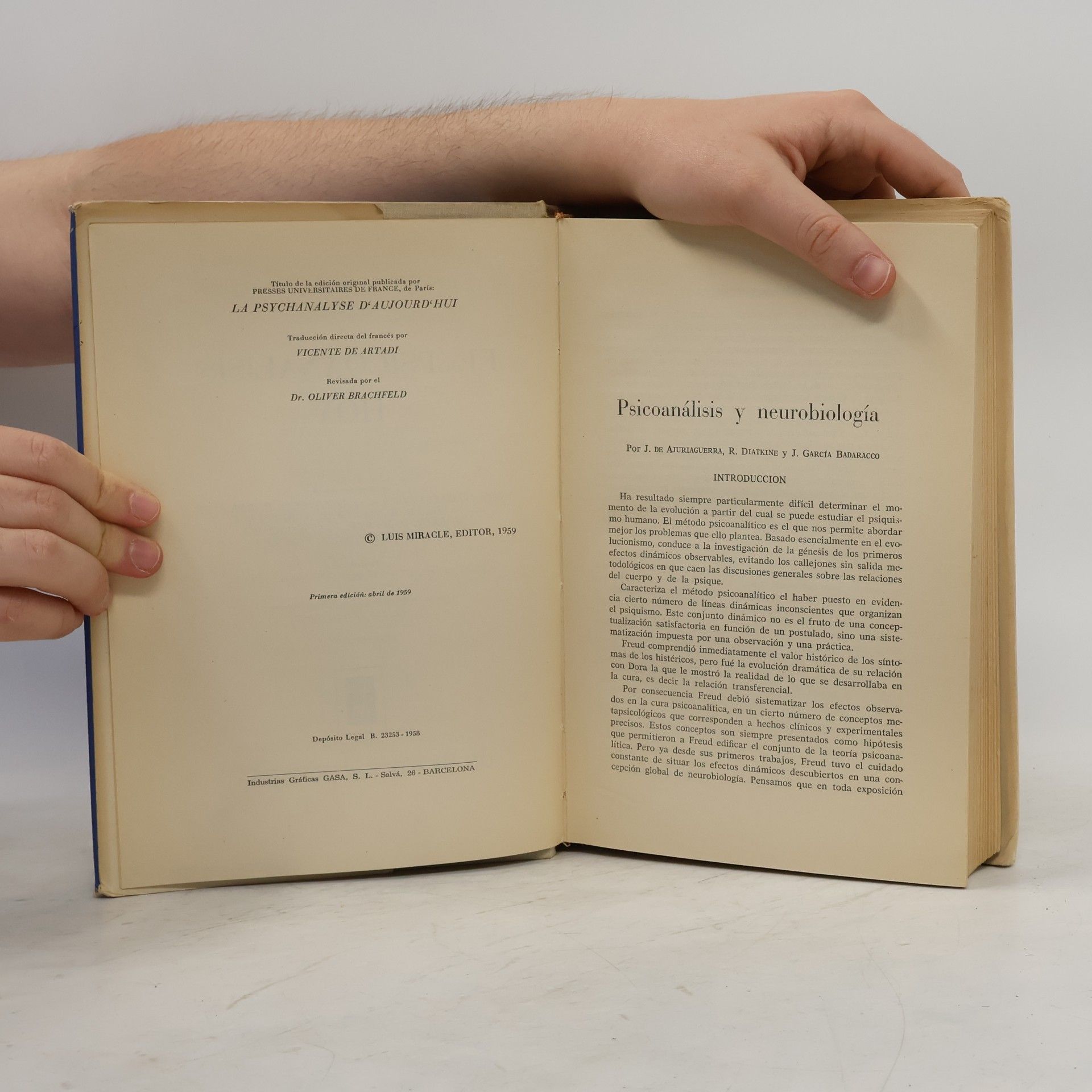 Autores varios el psicoanálisis, hoy