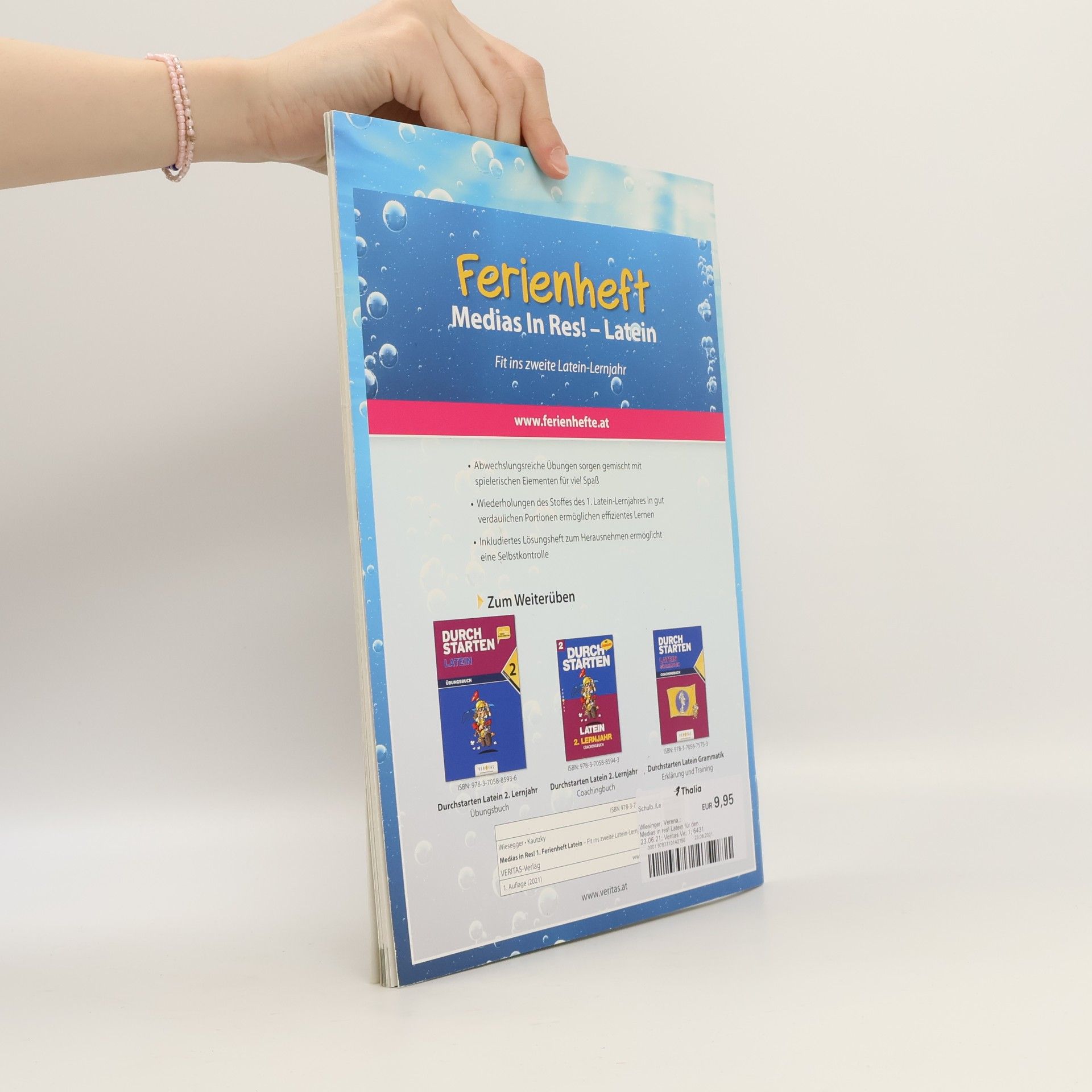 Verena Wiesegger Medias in res! Latein für den Anfangsunterricht. 1. Ferienheft - Übungsbuch