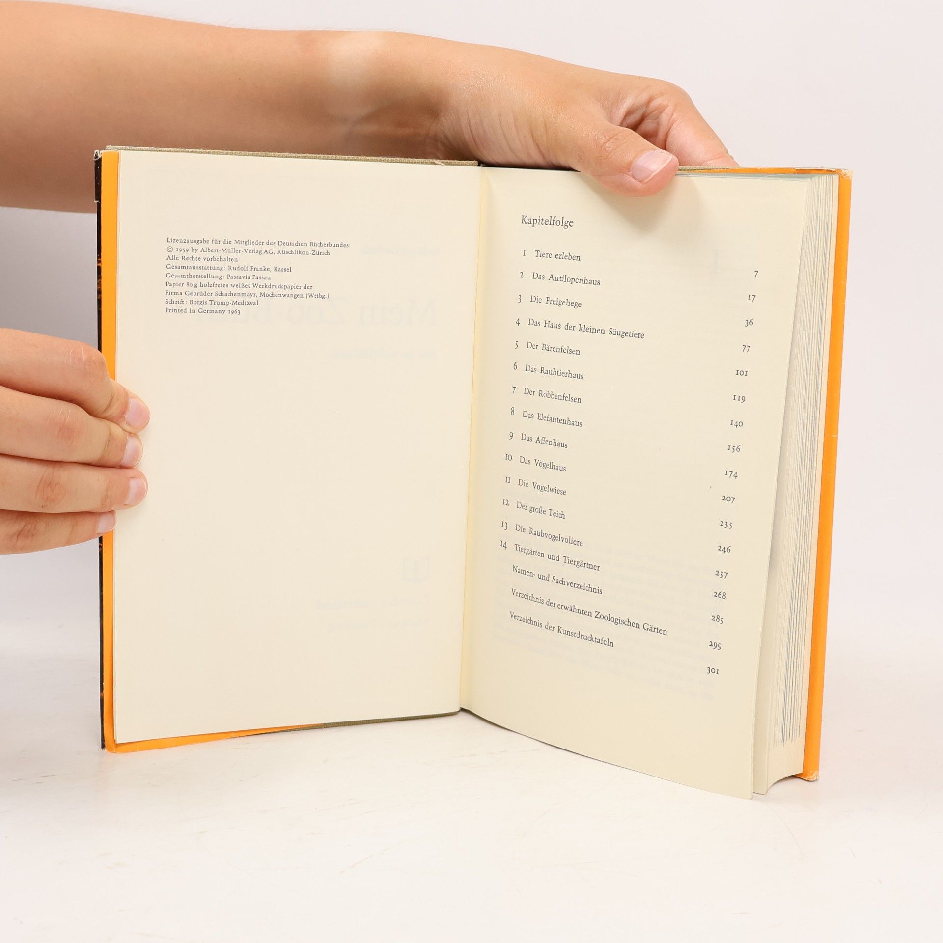 Richard Gerlach Mein Zoo-Buch