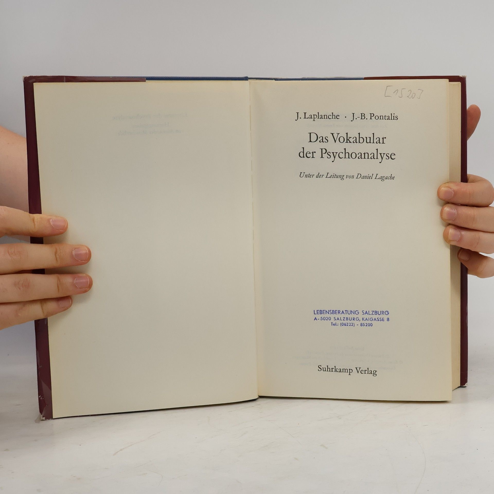 J. Laplanche Das Vokabular der Psychoanalyse