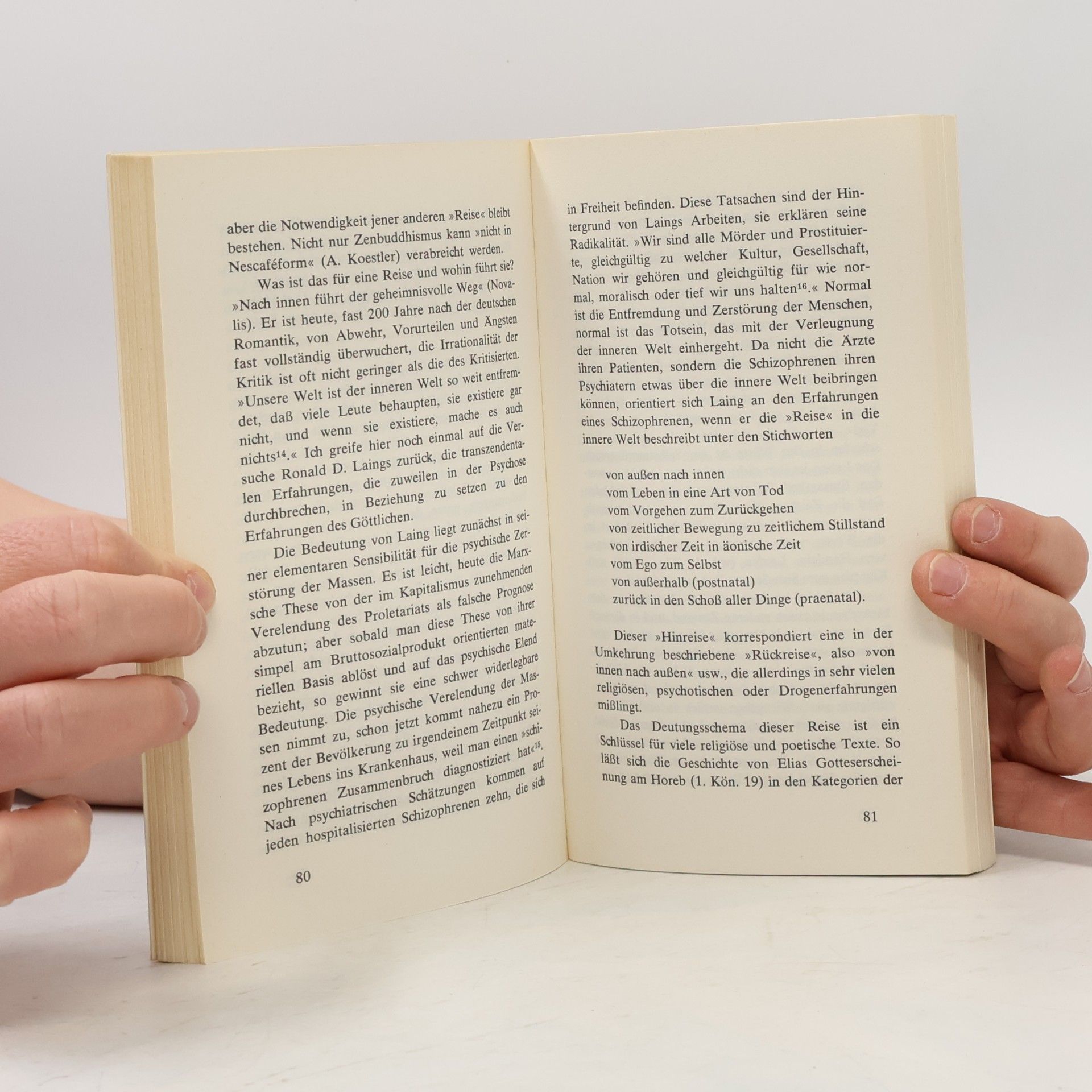 Dorothee Sölle Die hinreise. Zur religiösen Erfahrung. Texte und Überlegungen