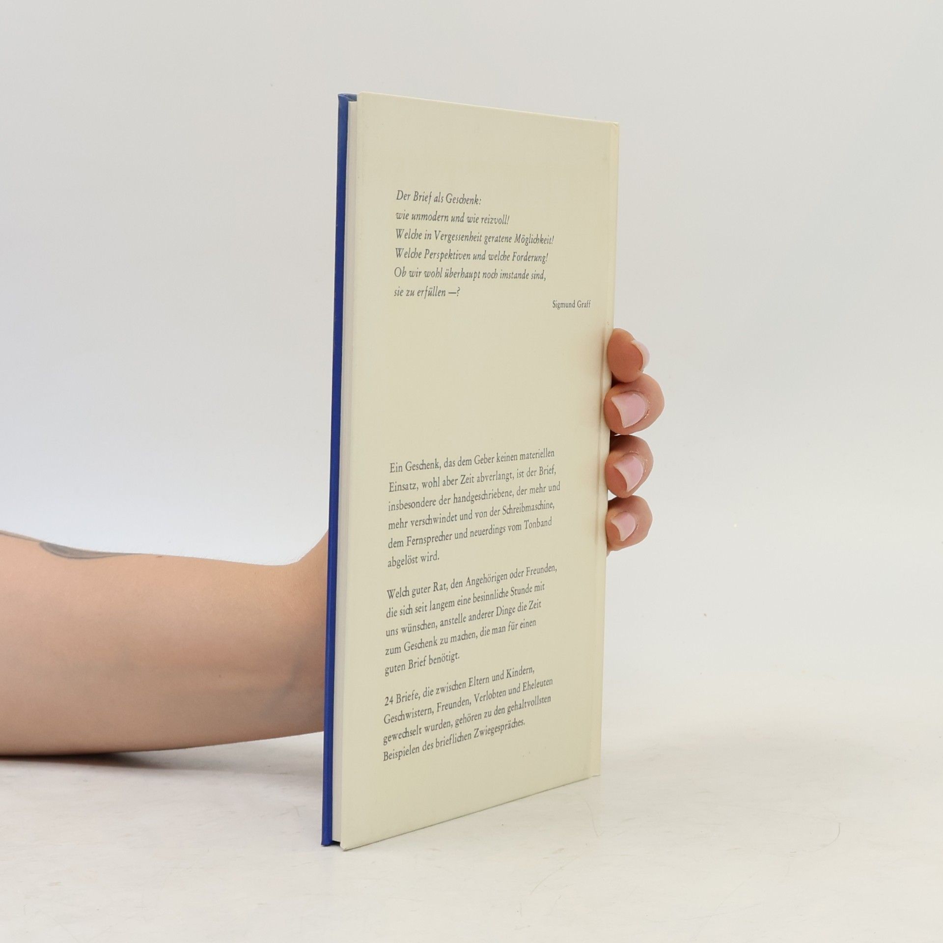 Heinz G. Schwieger Der Brief, ein Geschenk