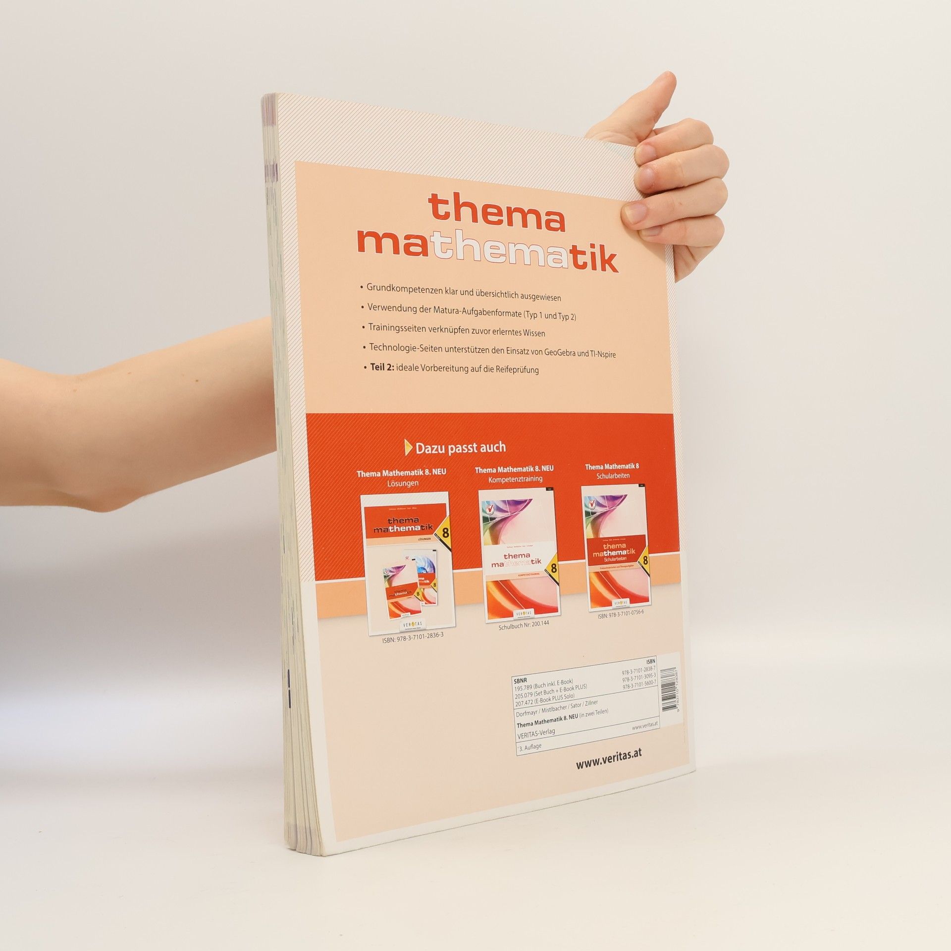 Autorenkollektiv Thema Mathematik 8. Klasse. 1. Semester