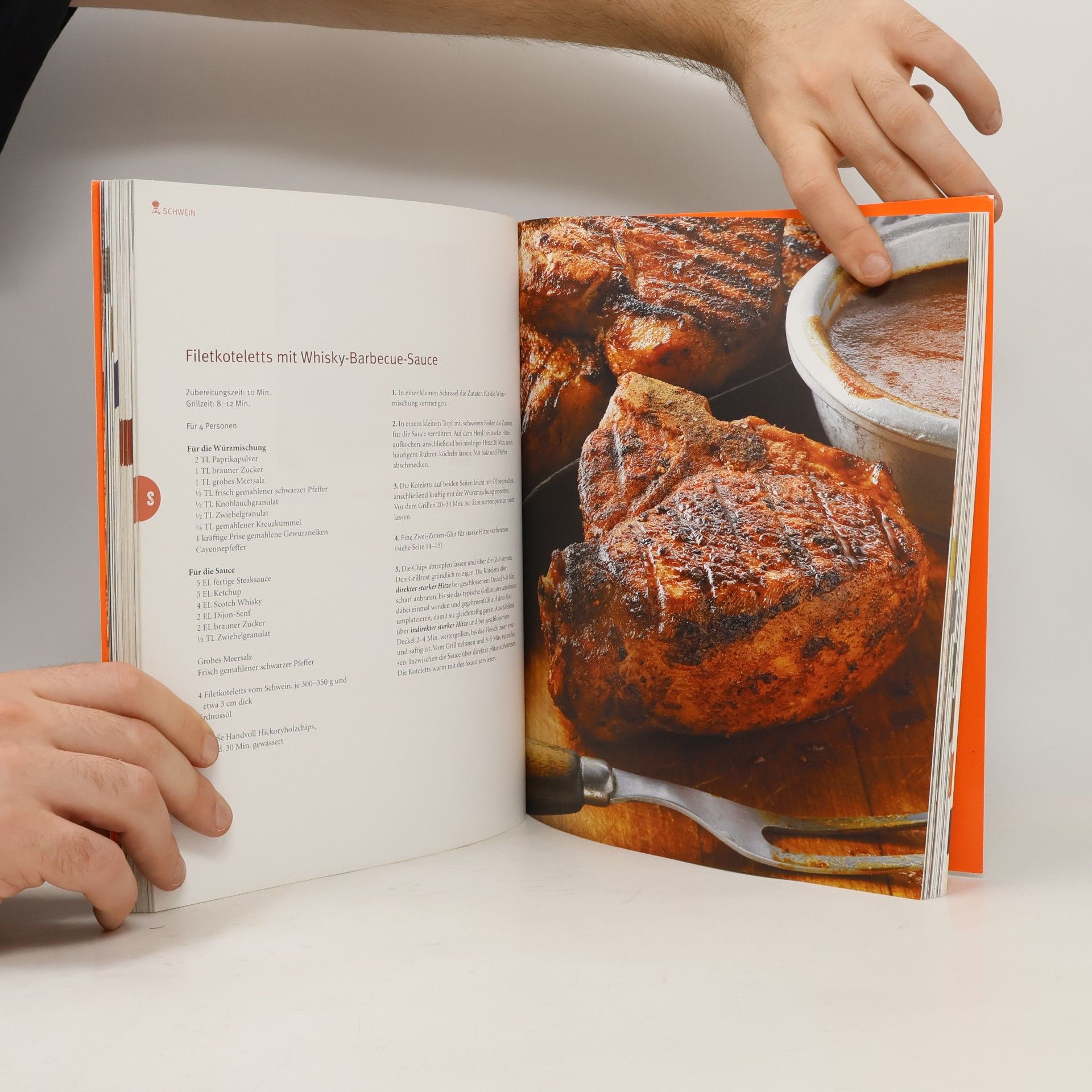 Jamie Purviance Webers grillen mit holzkohle