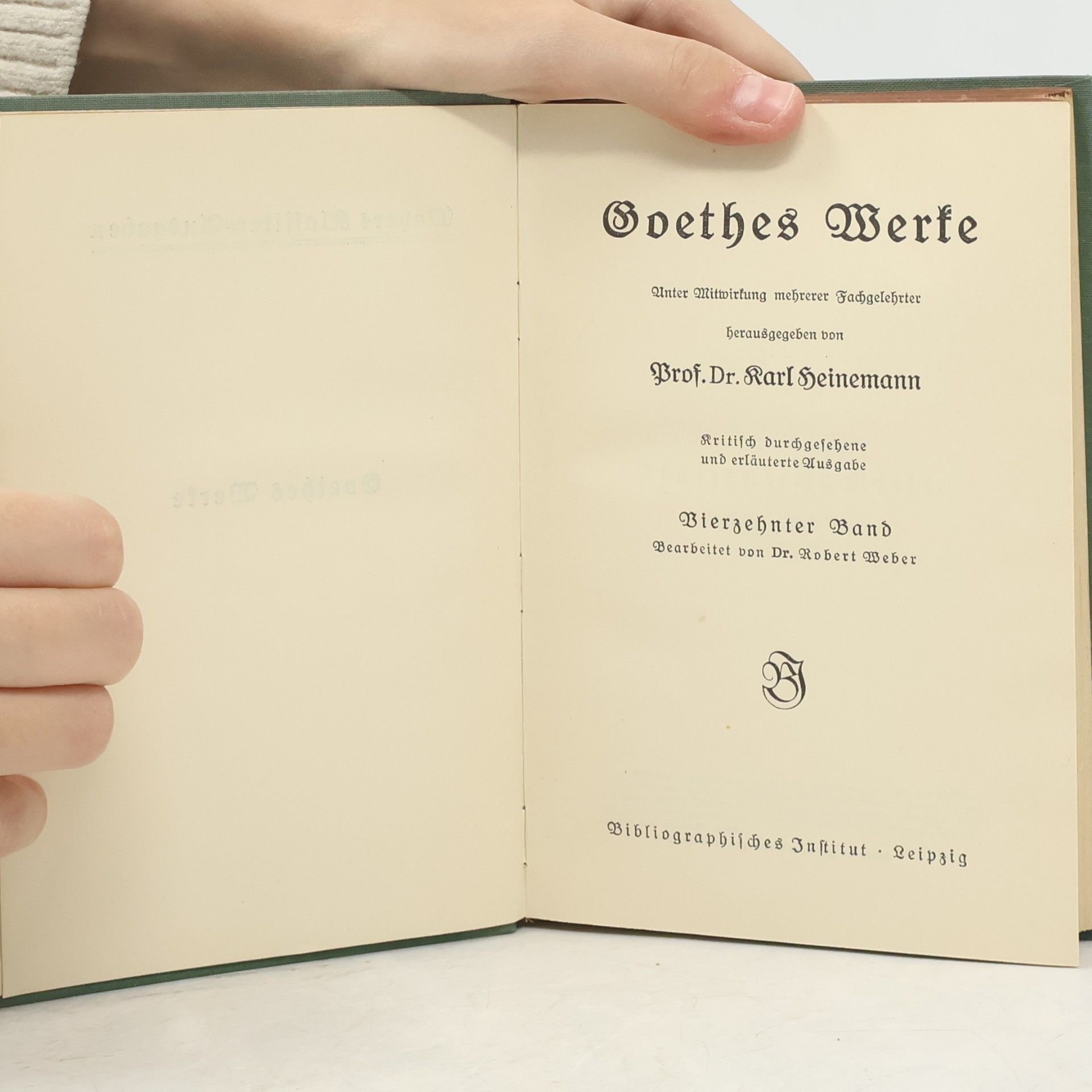 Johann Wolfgang von Goethe Goethes Werke 14