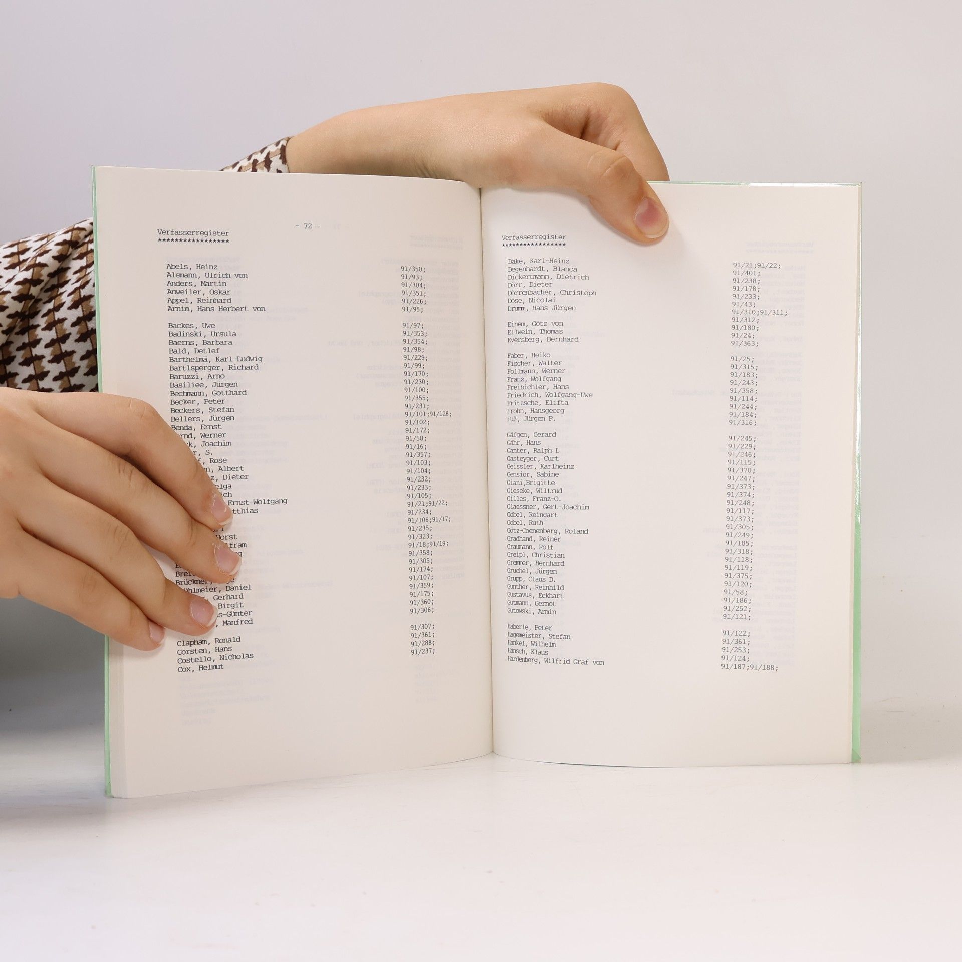Autorenkollektiv Graue Literatur zur Verwaltungswissenschaft 1989/91
