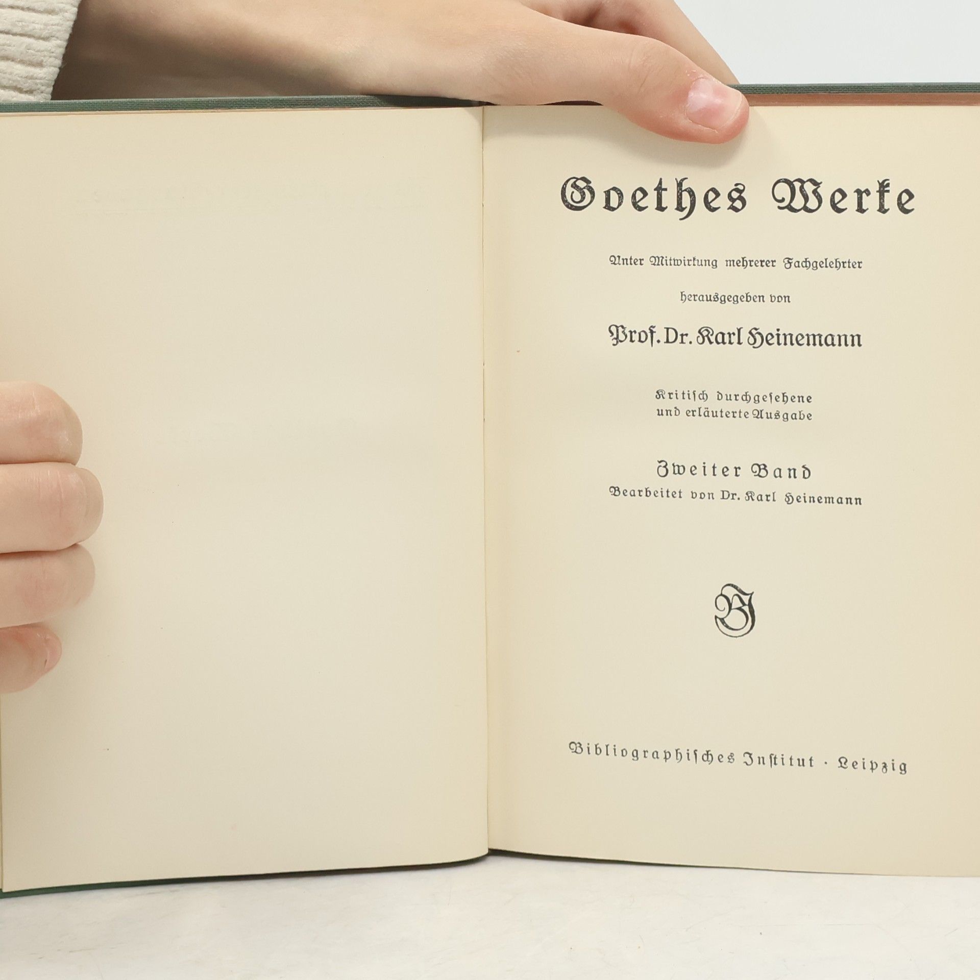 Johann Wolfgang von Goethe Goethes Werke 2