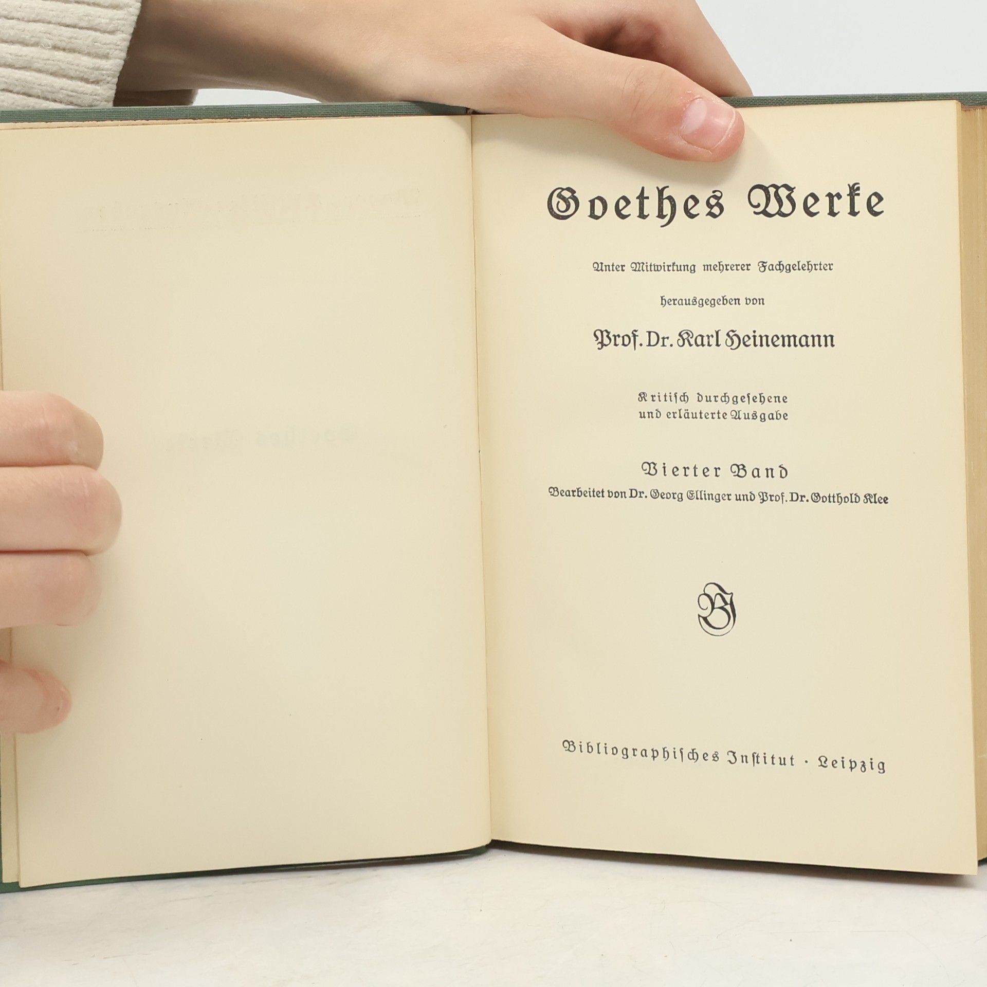 Johann Wolfgang von Goethe Goethes Werke 4