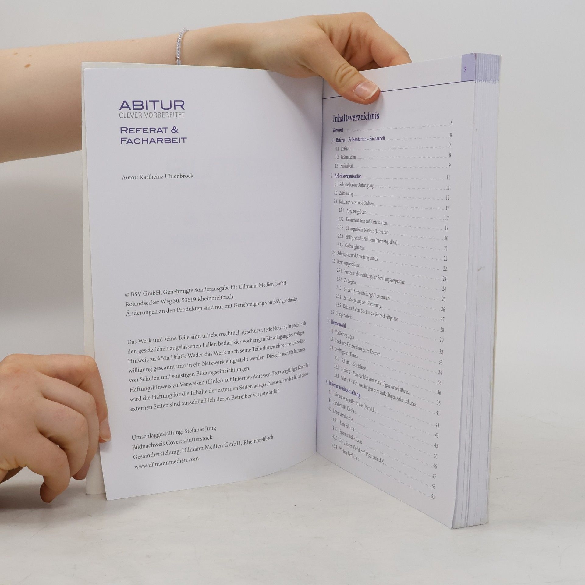 Karlheinz Uhlenbrock Abitur. Referat & Facharbeit