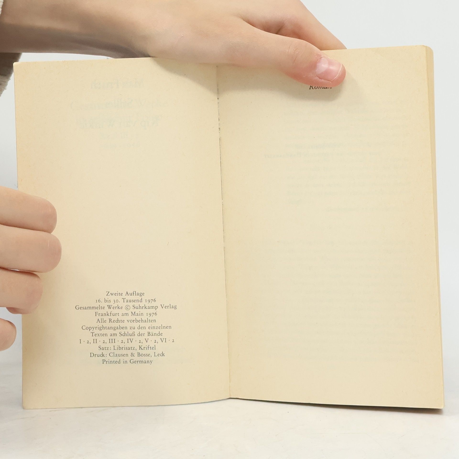 Max Frisch Gesammelte Werke in zeitlicher Folge 1950-1956. Band III-2
