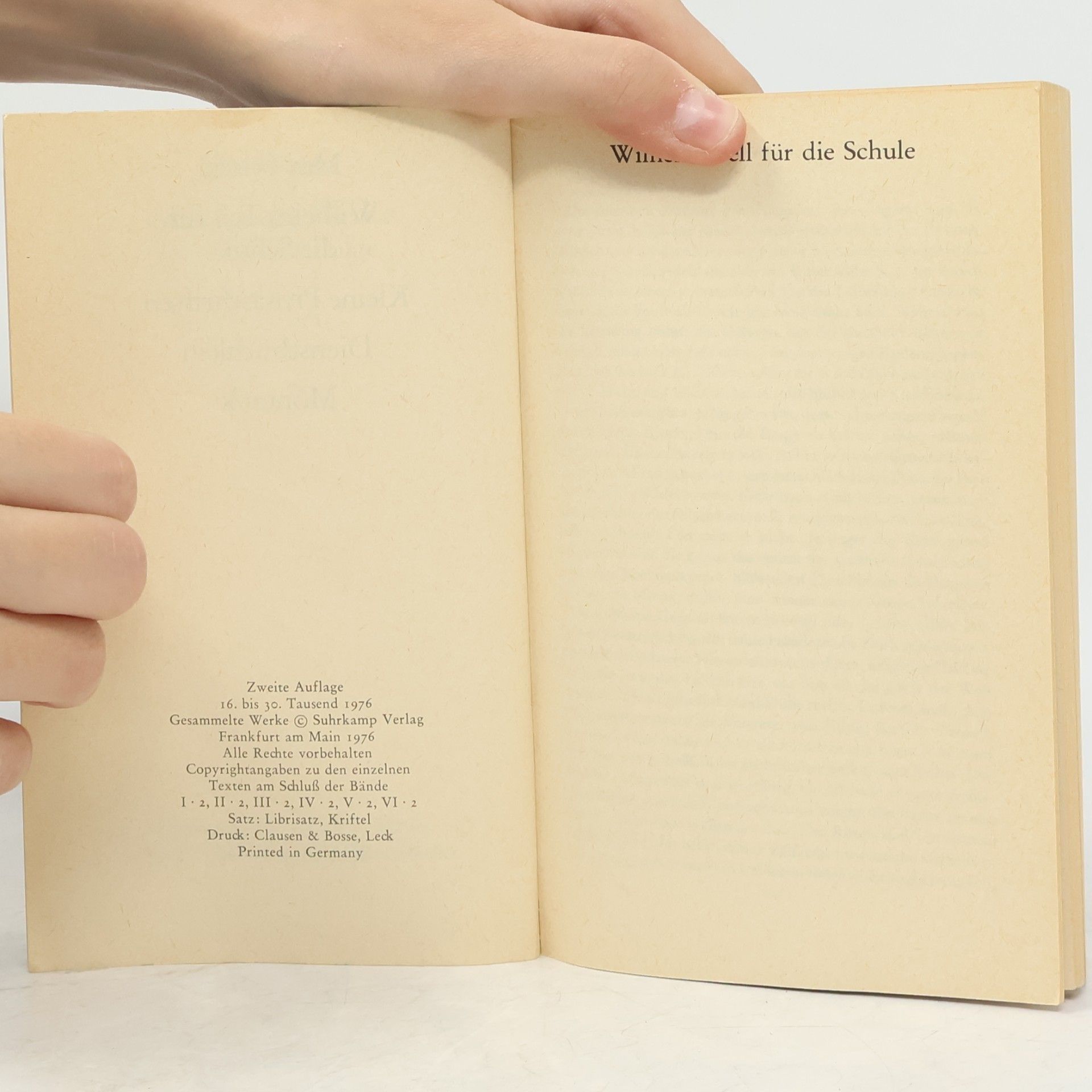 Max Frisch Gesammelte Werke in zeitlicher Folge 1968-1975 Band VI-2