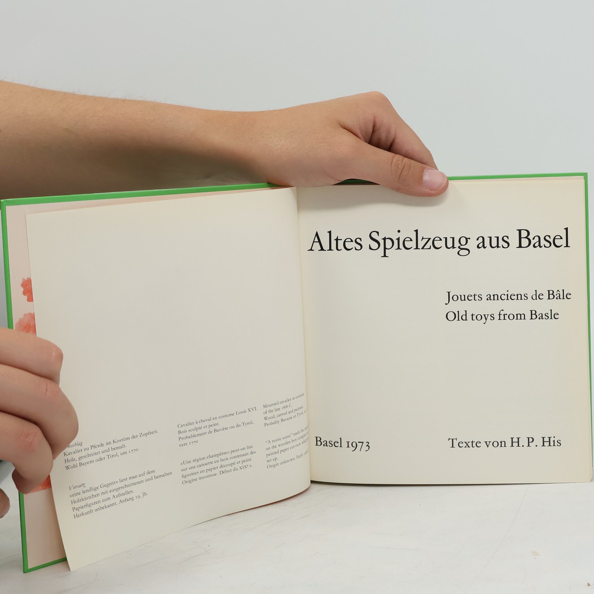 Hans Peter His Altes Spielzeug aus Basel