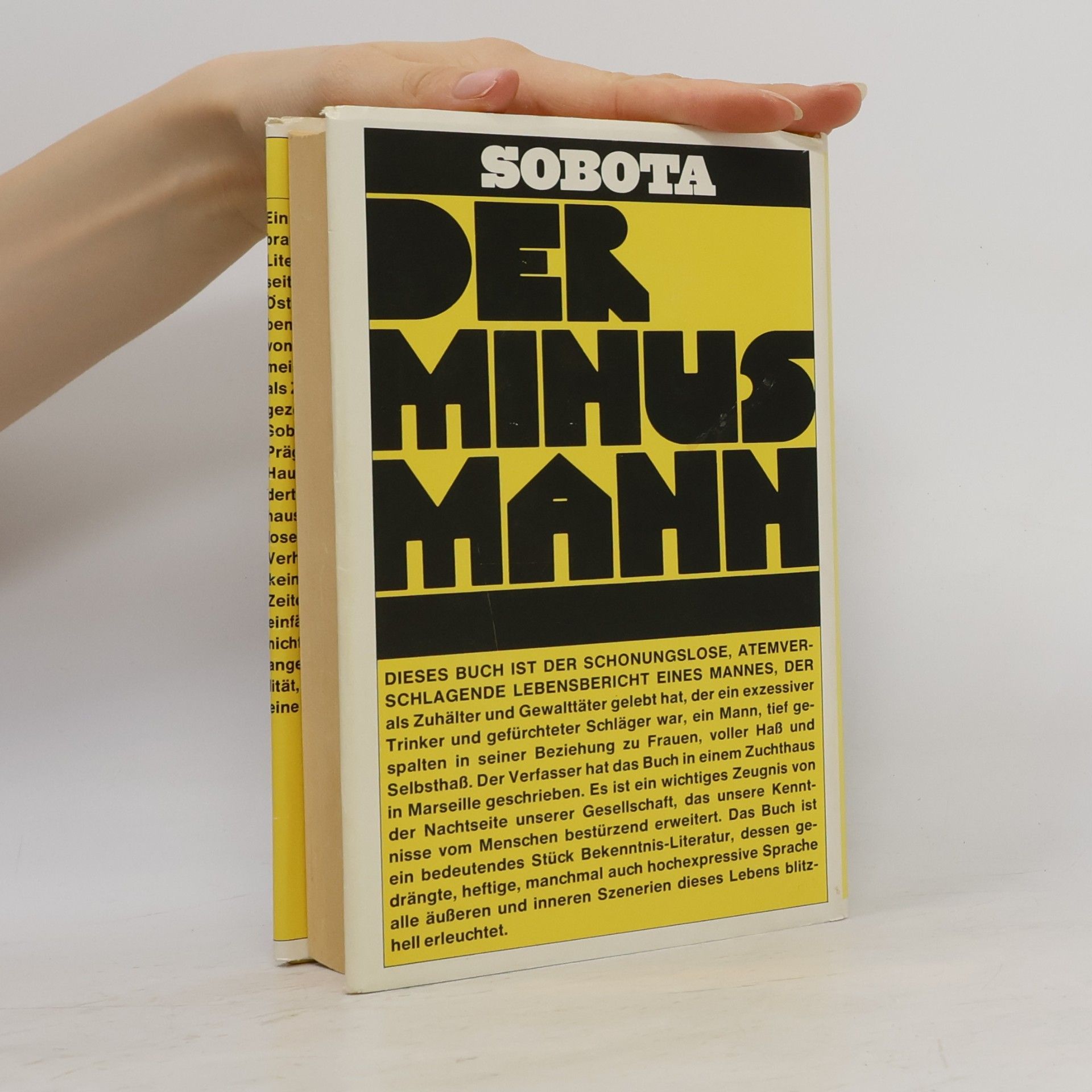 Heinz Sobota Der Minus-Mann