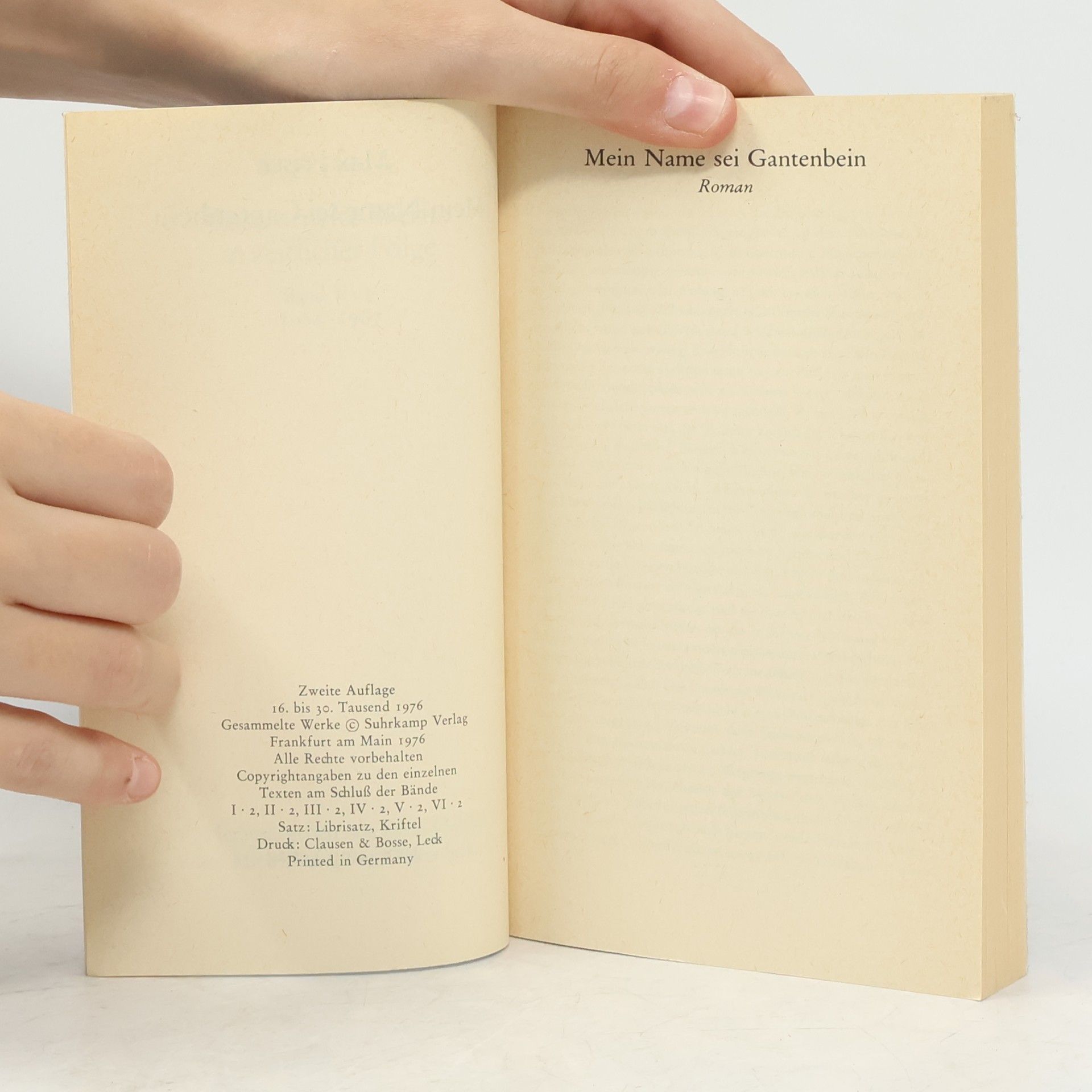 Max Frisch Gesammelte Werke in zeitlicher Folge. 1964-1967. Band V. 1