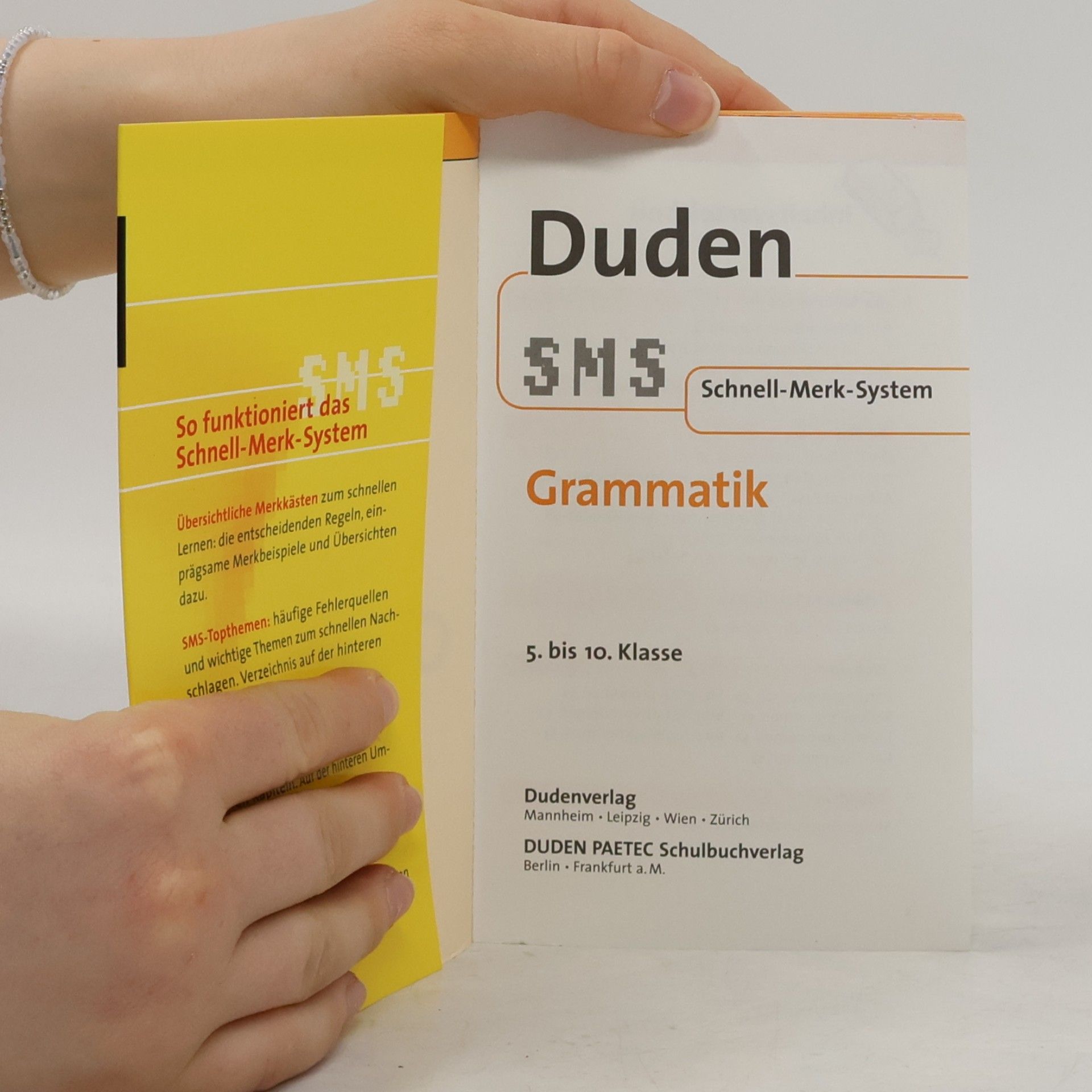 Birgit Hock Schnell-Merk-System: Grammatik