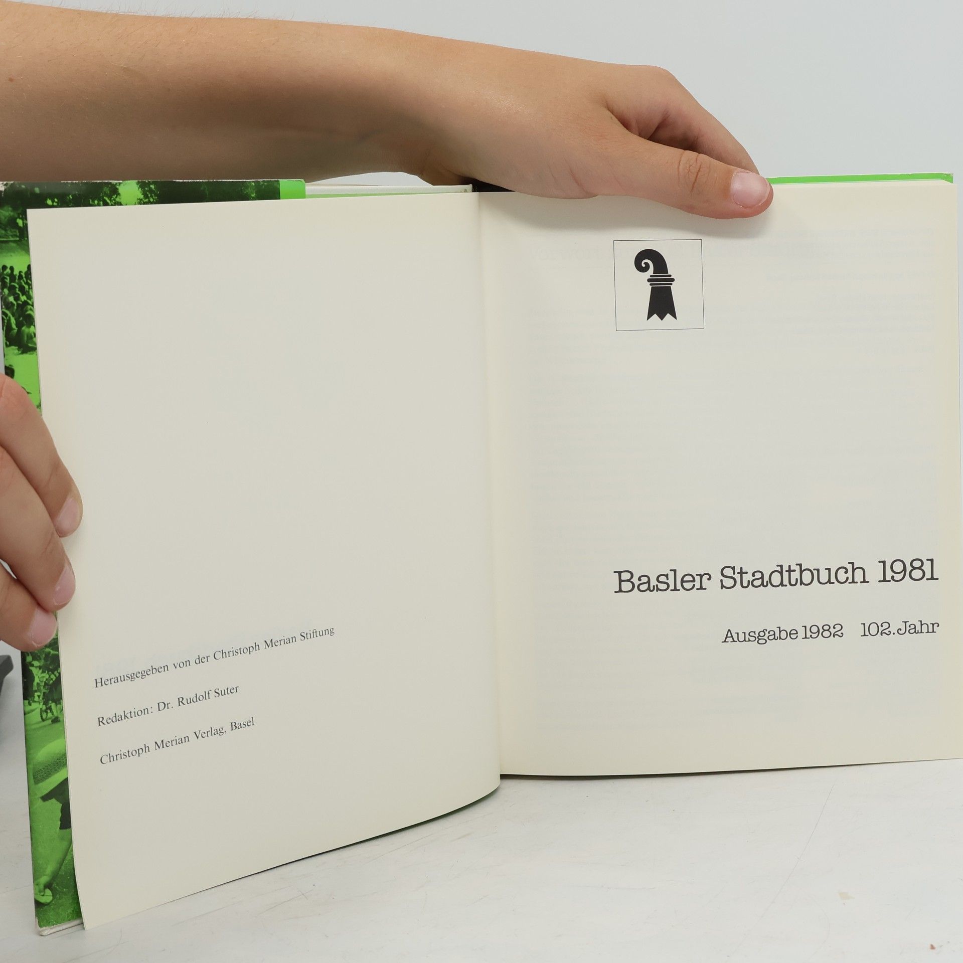 Basler Stadtbuch 1981 - Ausgabe 1982, 102. Jahr