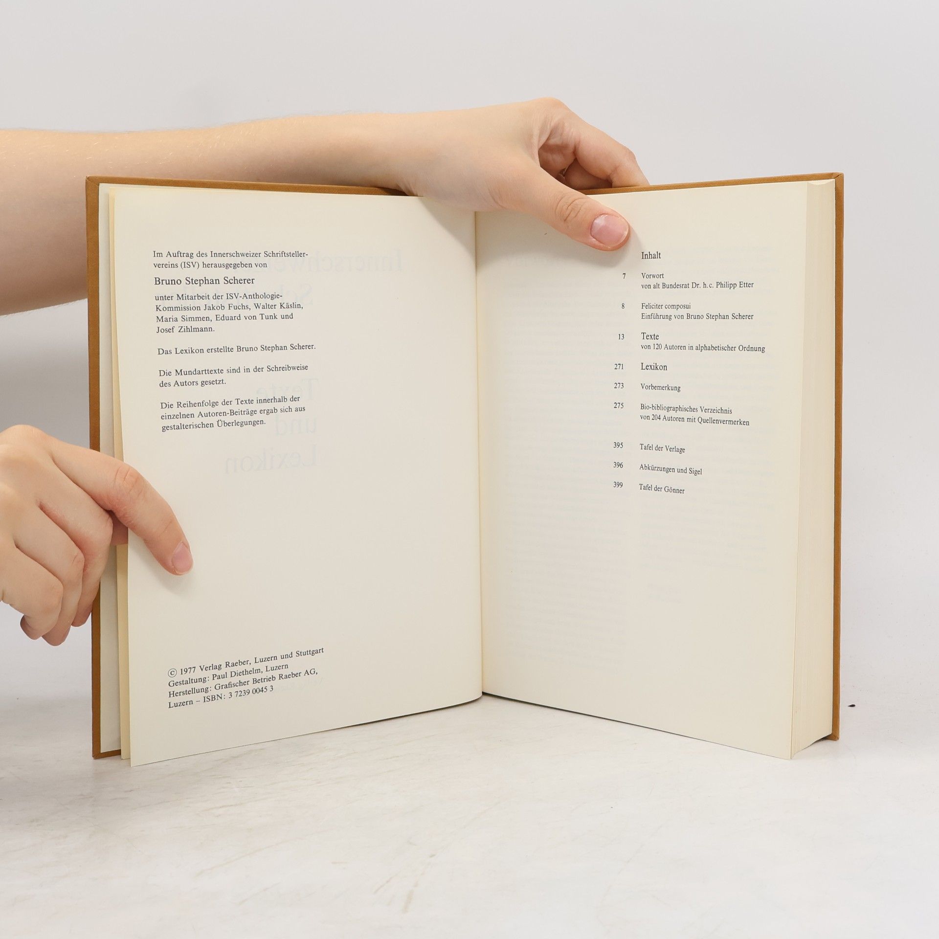 Bruno Stephan Scherer Innerschweizer Schriftsteller