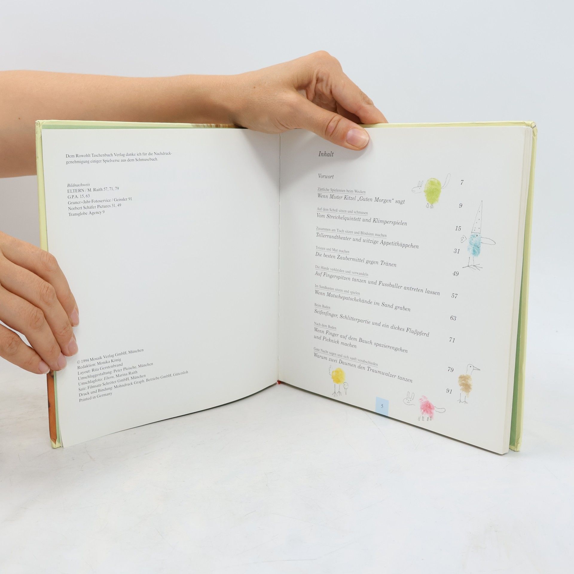 Cornelia Nitsch Zehn kleine Fingerchen