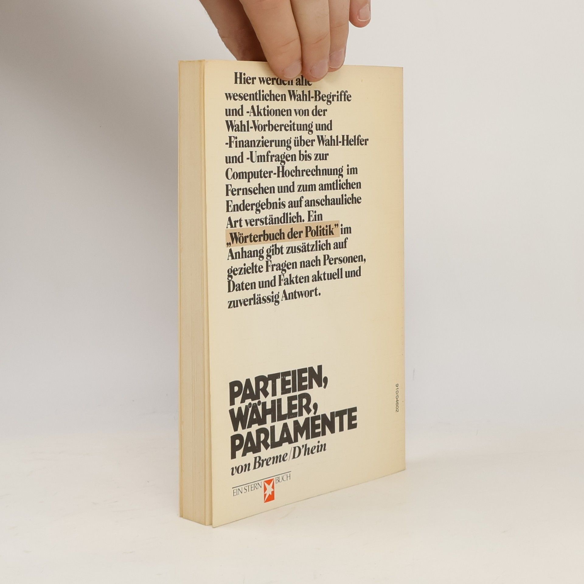 Kurt Breme Parteien, Wähler, Parlamente