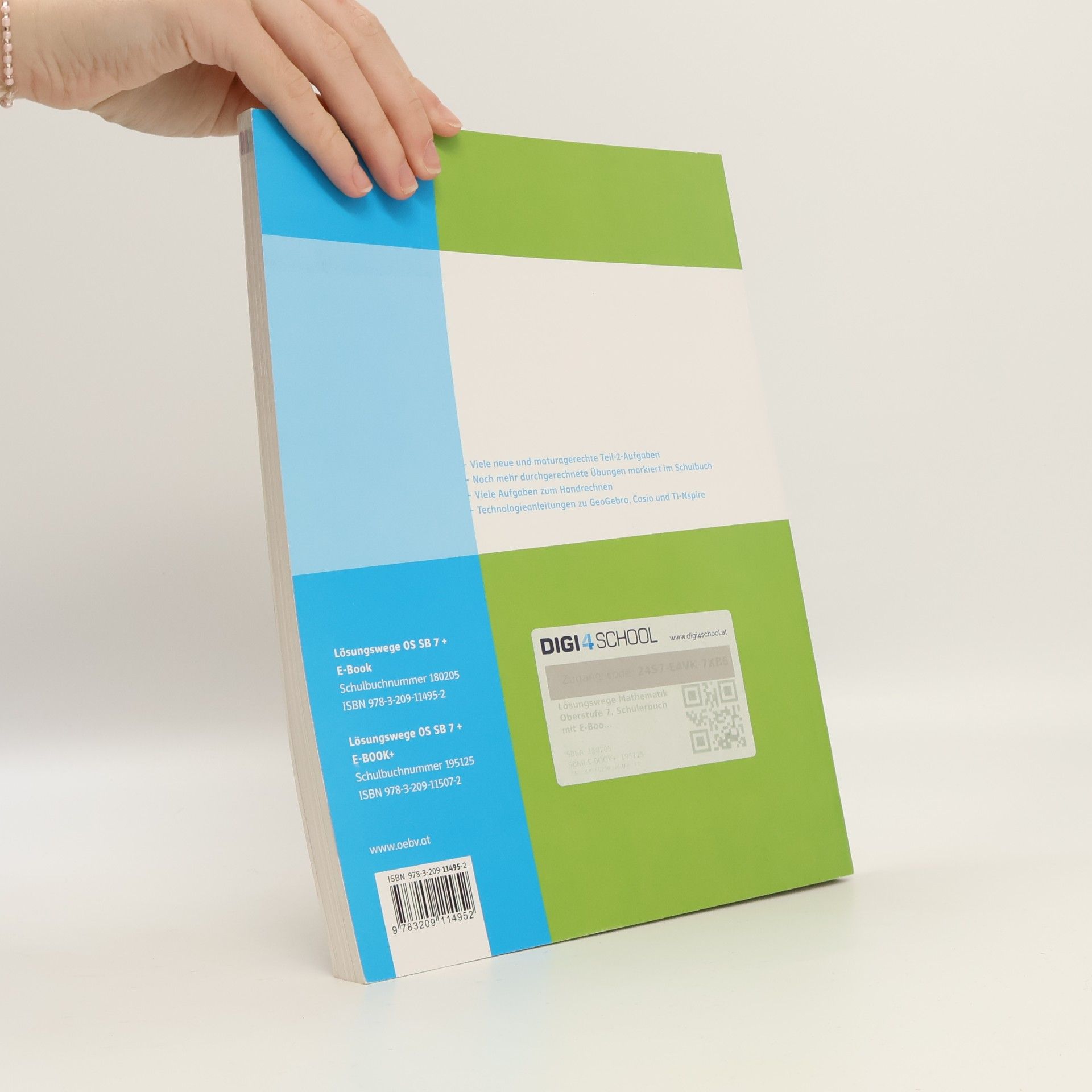 Various authors Lösungswege Mathematik Oberstufe 7, Schulbuch