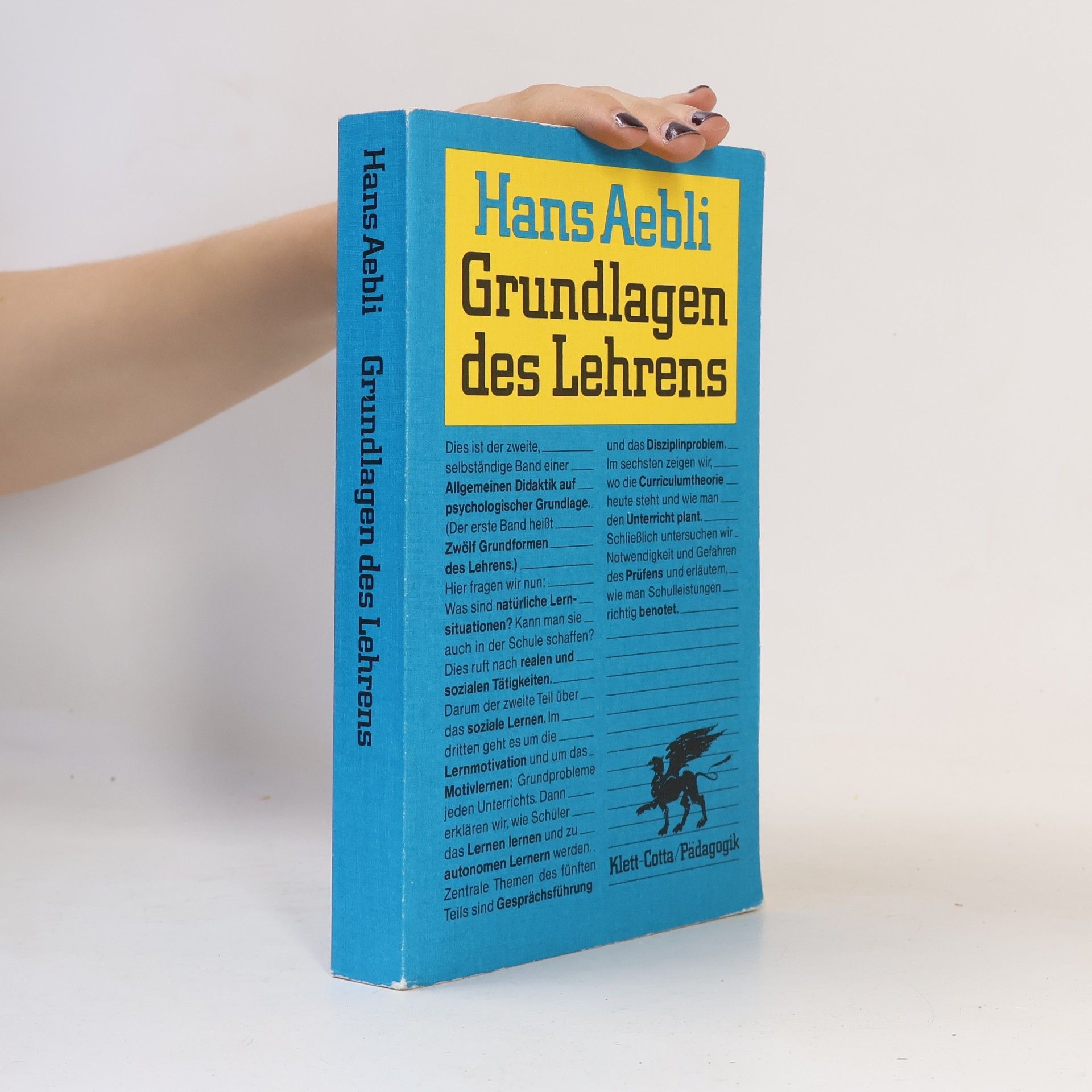 Hans Aebli Grundlagen des Lehrens