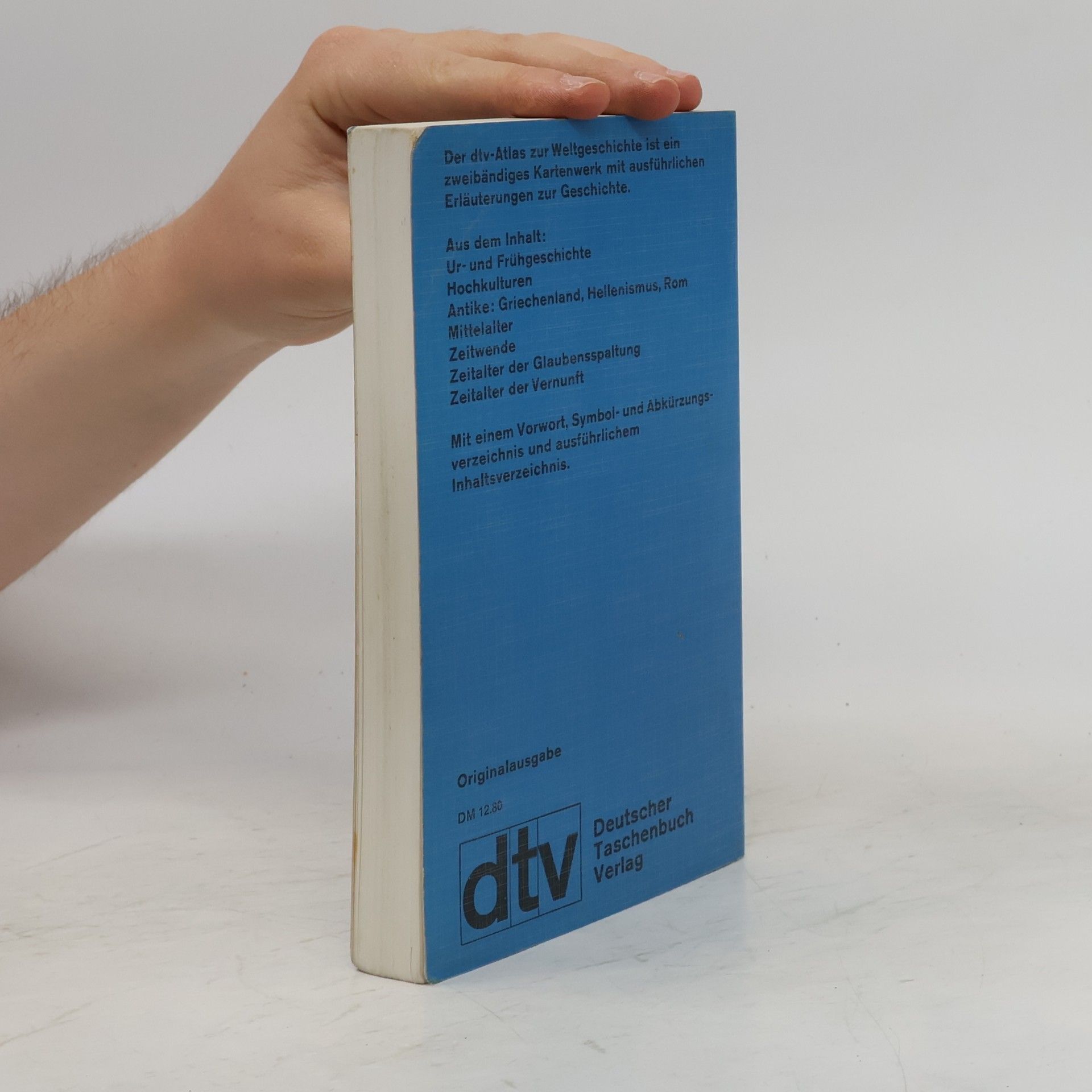 Autores varios dtv-Atlas zur Weltgeschichte 1