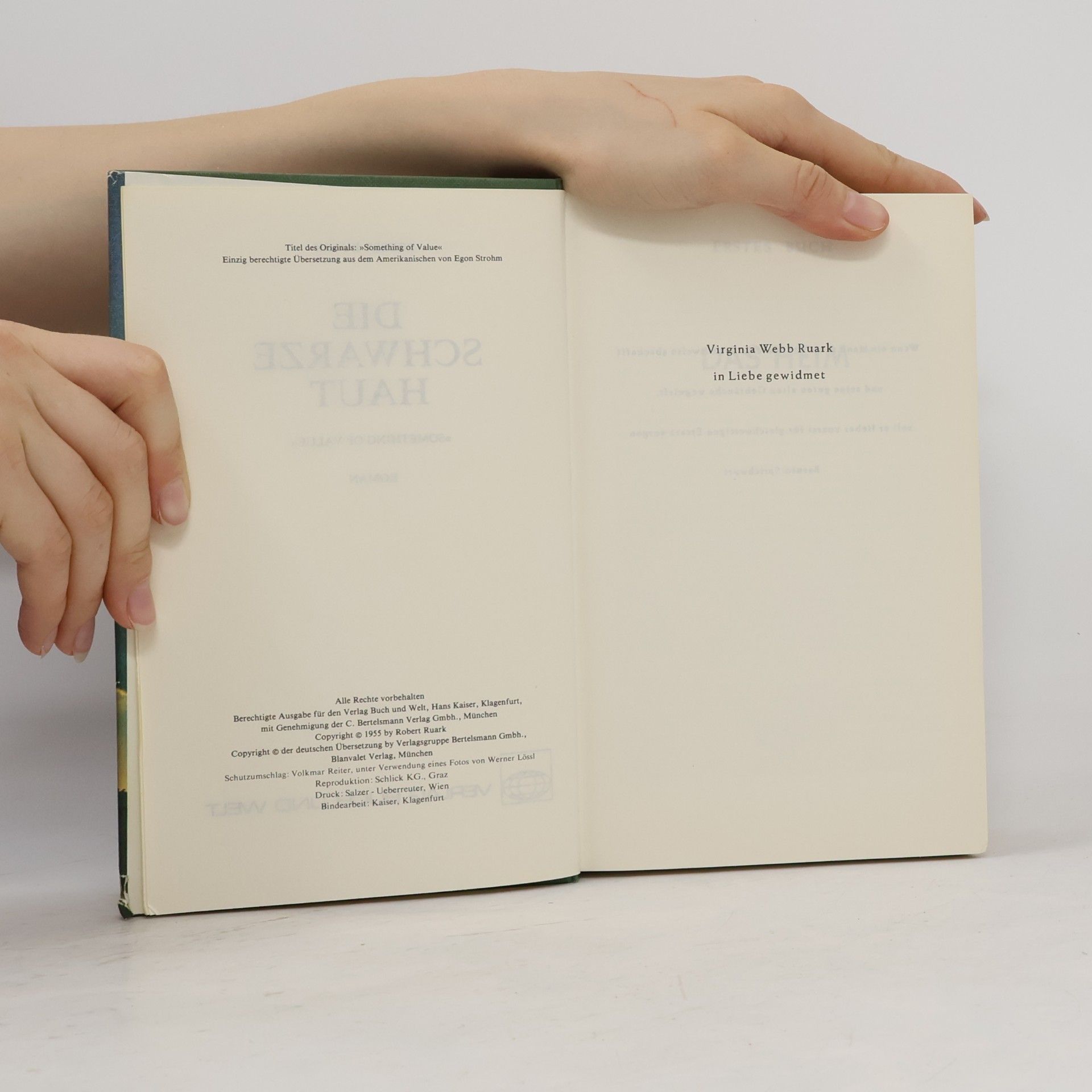 Robert Chester Ruark Die schwarze Haut
