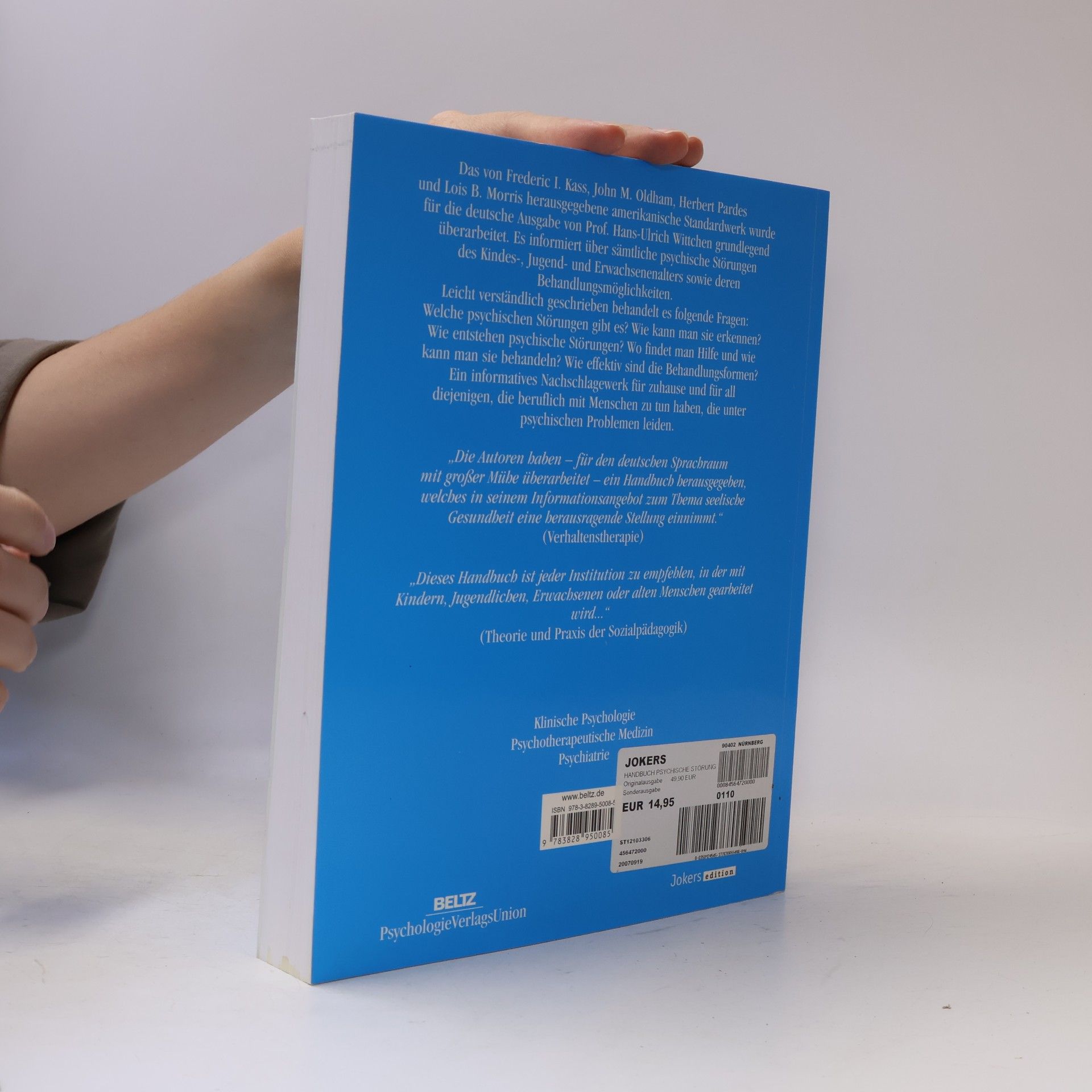 Hans-Ulrich Wittchen Handbuch Psychischer Störungen