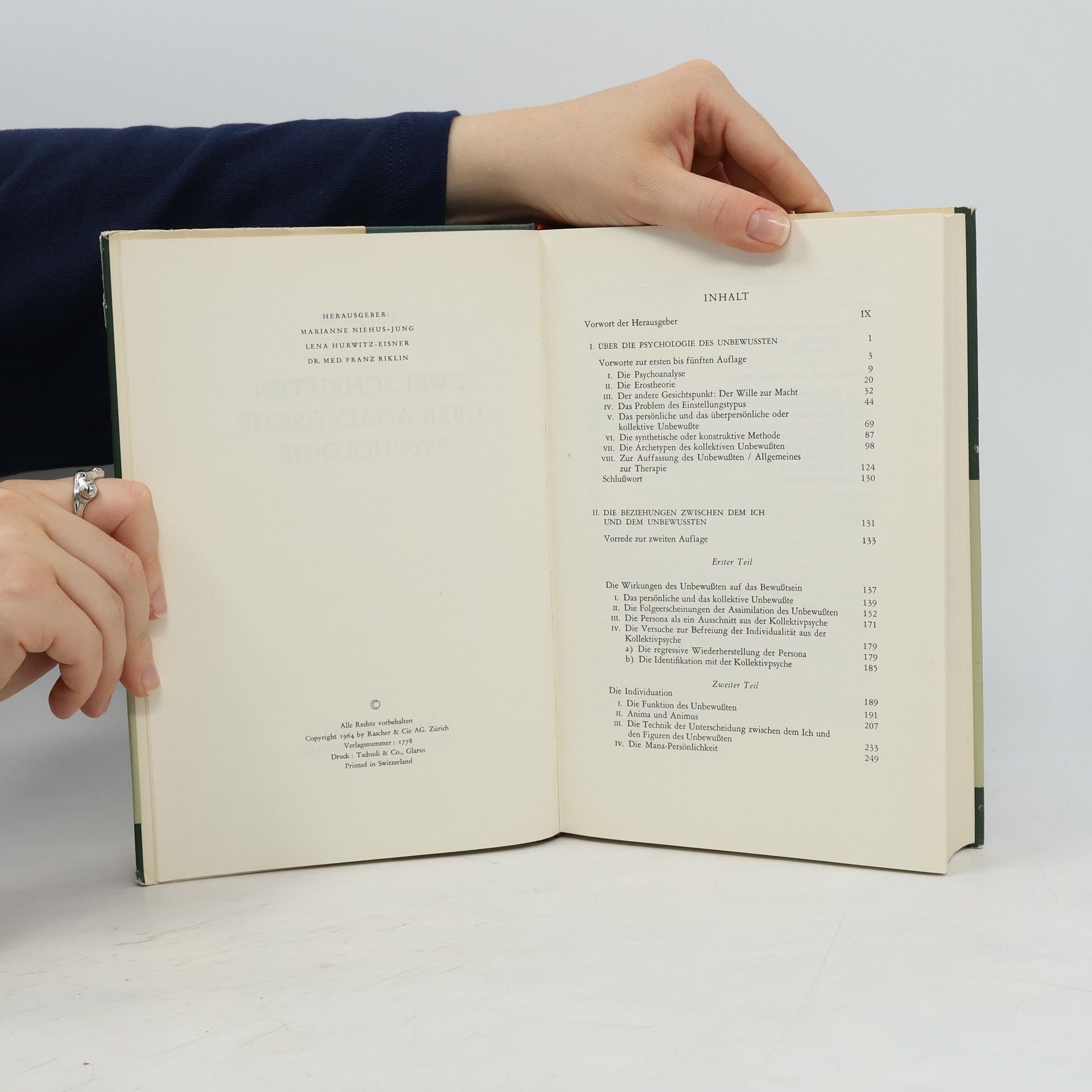 Carl Jung Zwei Schriften über Analytische Psychologie