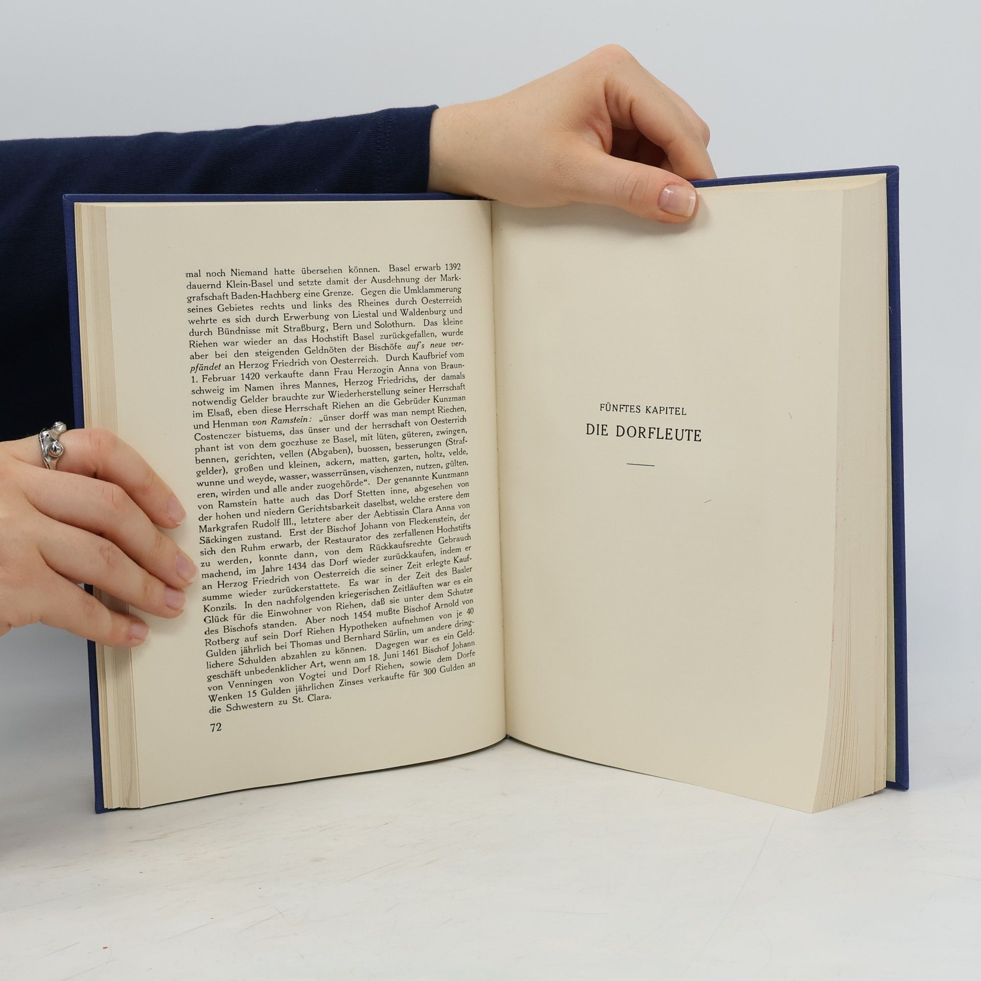 D. L. Emil Iselin Geschichte des Dorfes Riehen