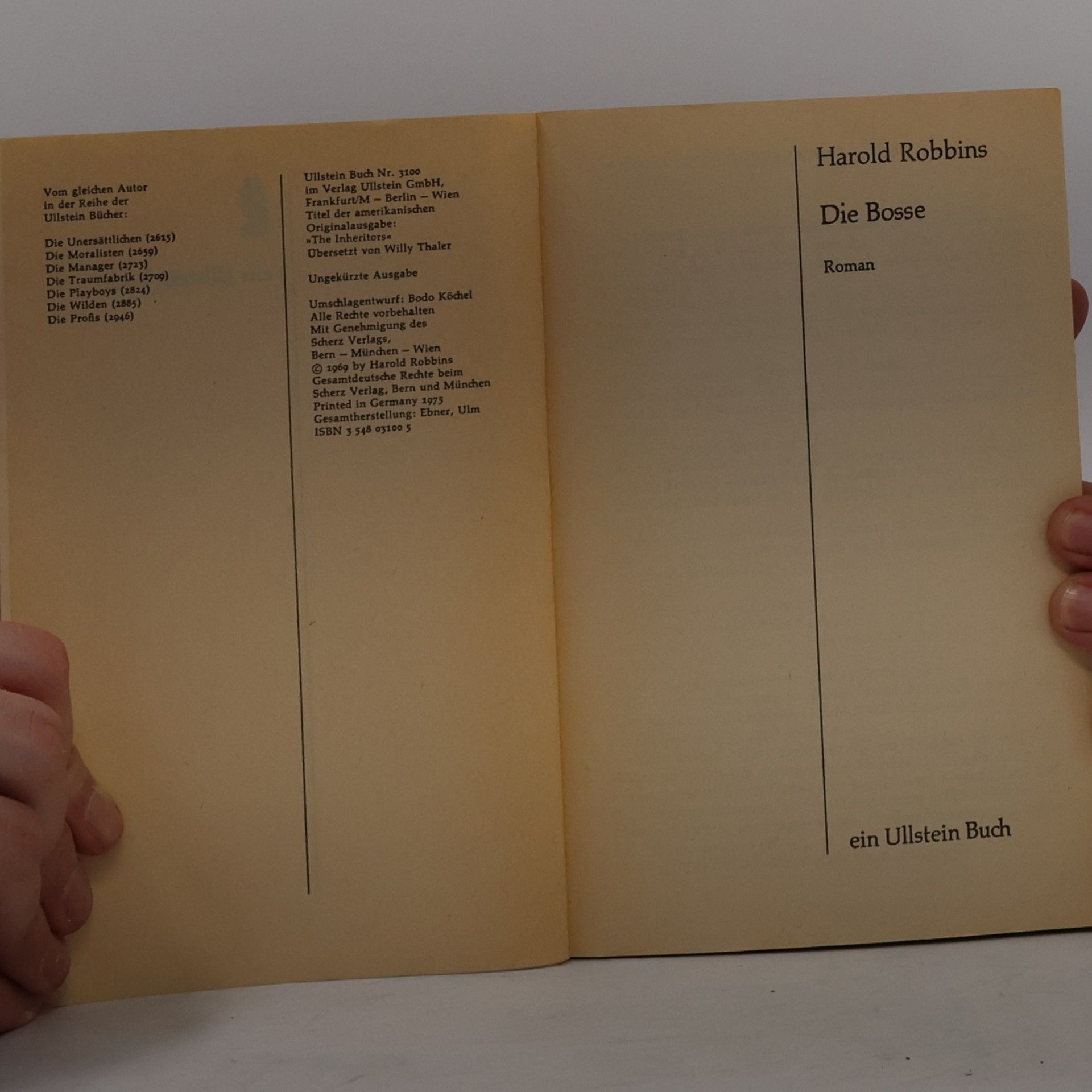 Harold Robbins Die Bosse