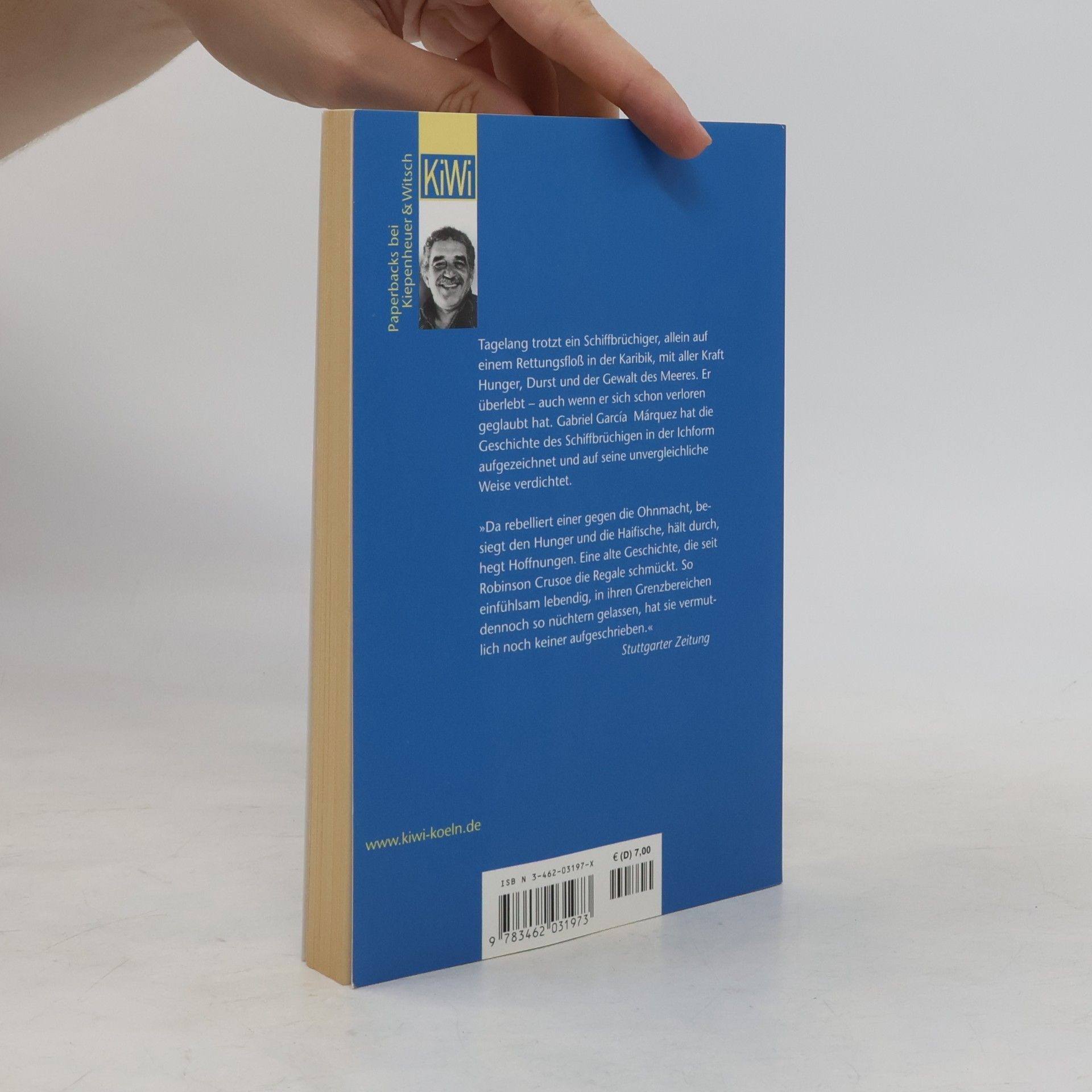 Gabriel García Márquez Bericht eines Schiffbrüchigen.