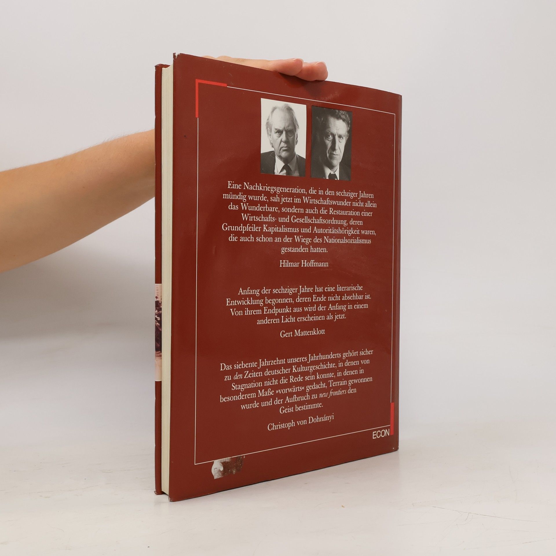 Heinrich Klotz Die Kultur unseres Jahrhunderts, Band 5. Die Sechziger. ECON Epochenbuch
