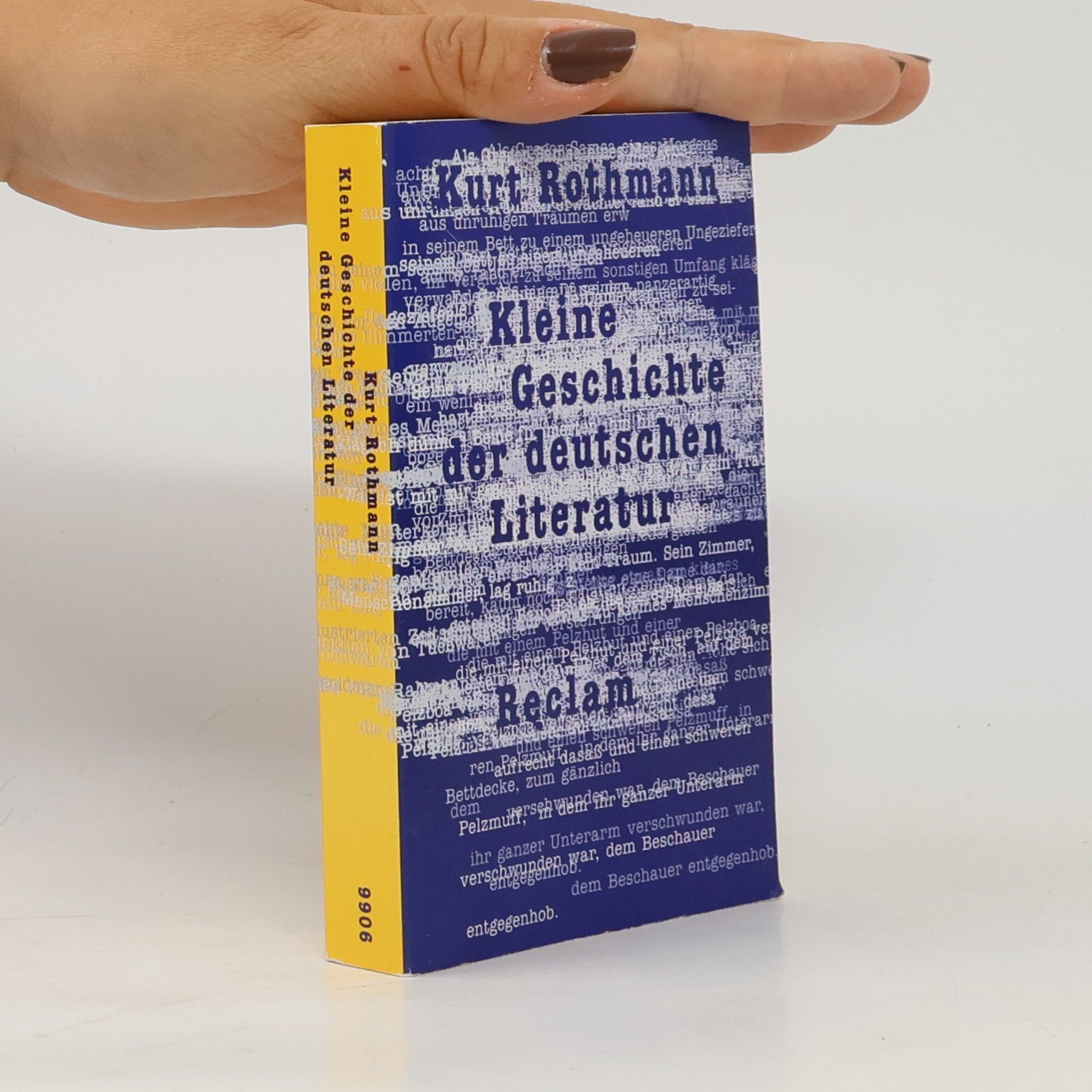 Kurt Rothmann Kleine Geschichte der deutschen Literatur