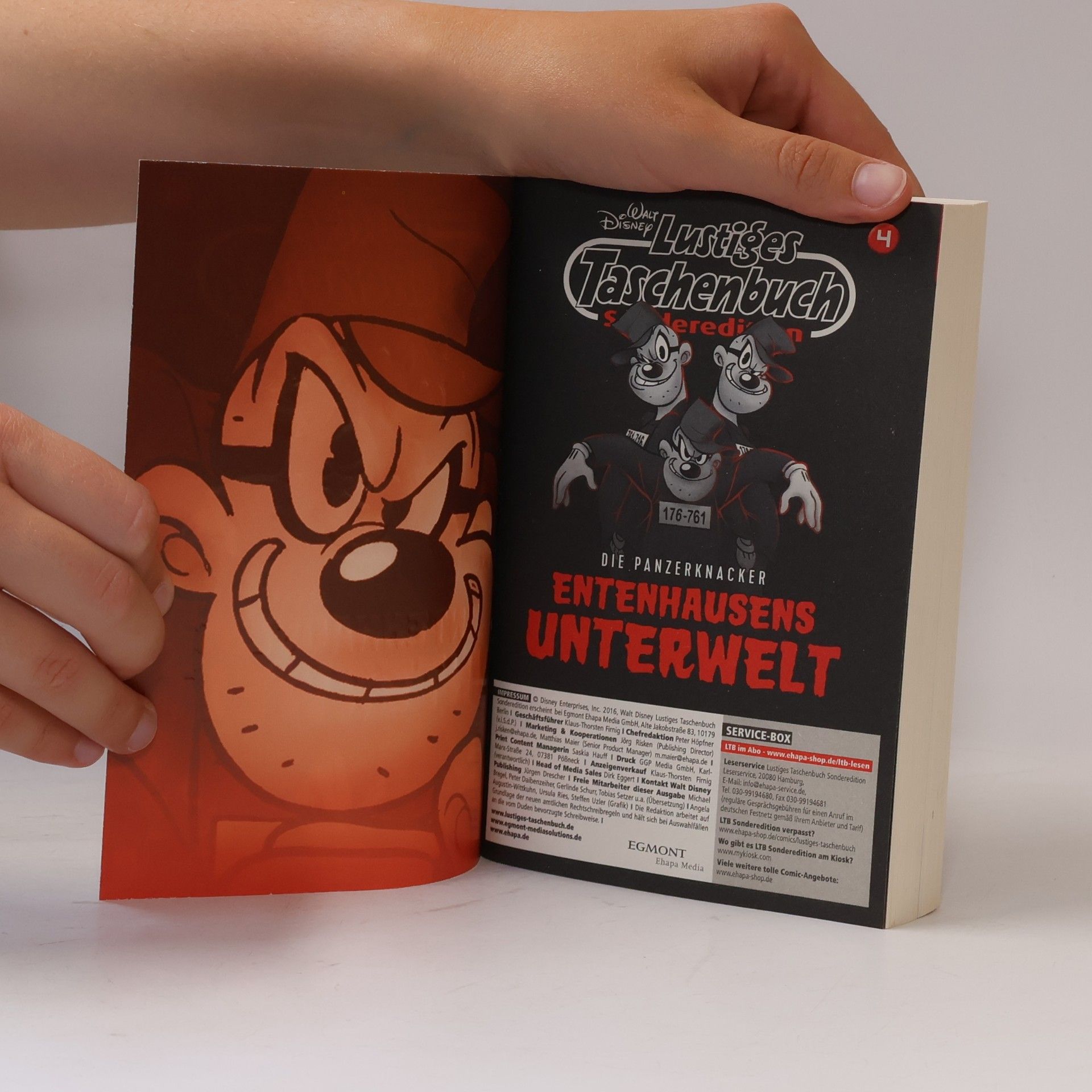 Walt Disney Lustiges Taschenbuch 4. Die Panzerknacker Entenhausens Unterwelt