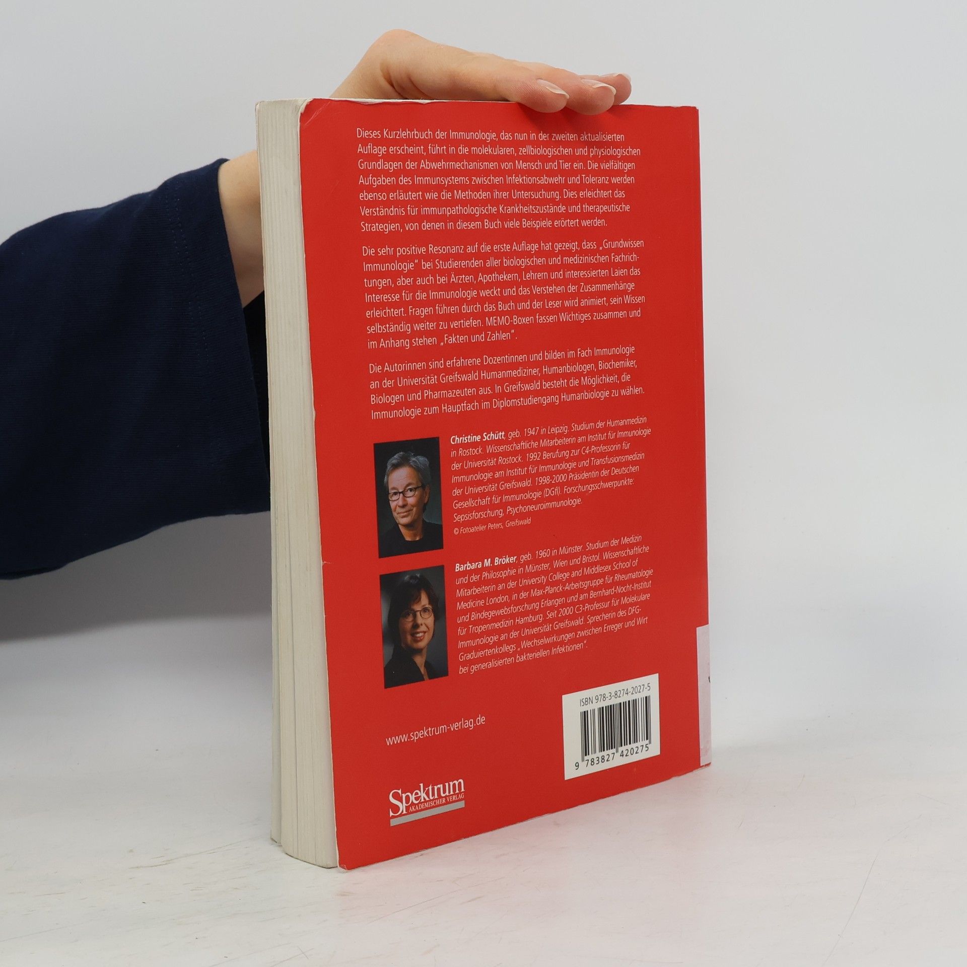 Barbara Broeker Grundwissen Immunologie