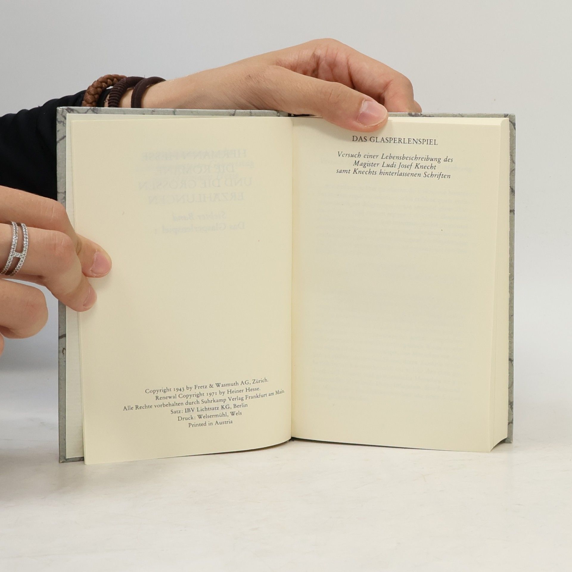 Hermann Hesse Glasperlenspiel 1