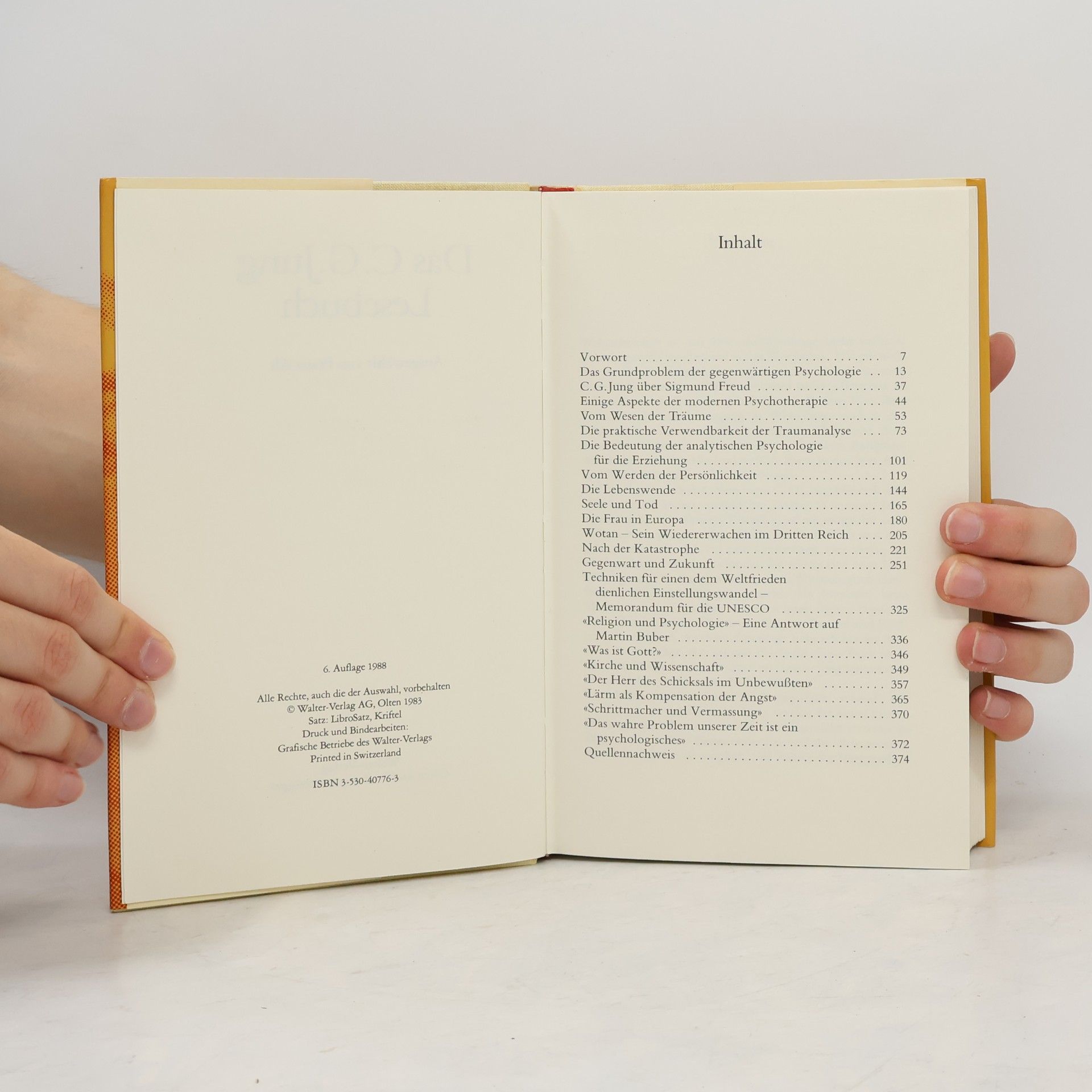 Carl Gustav Jung Das C.-G.-Jung-Lesebuch
