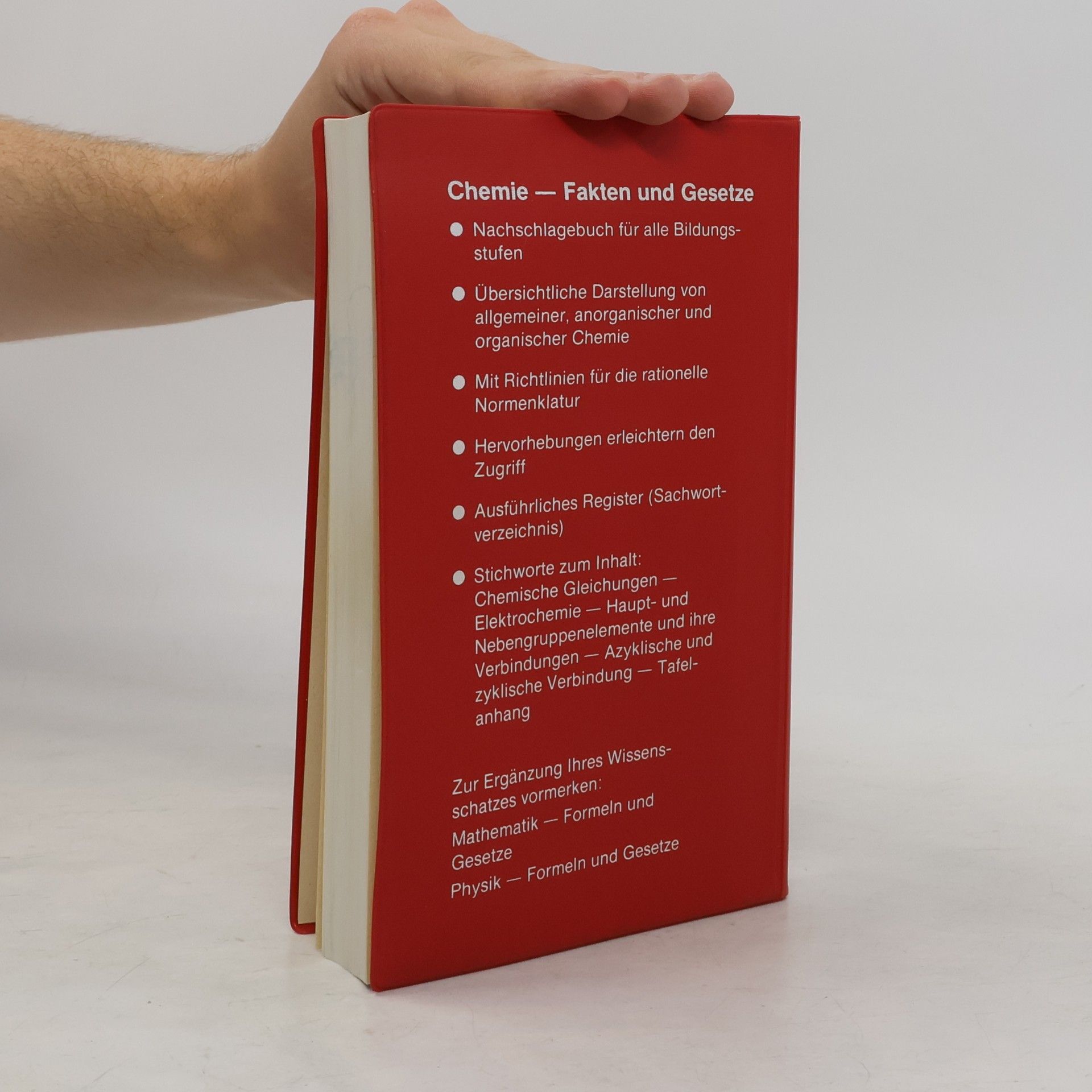 Various authors Chemie. Fakten und Gesetze