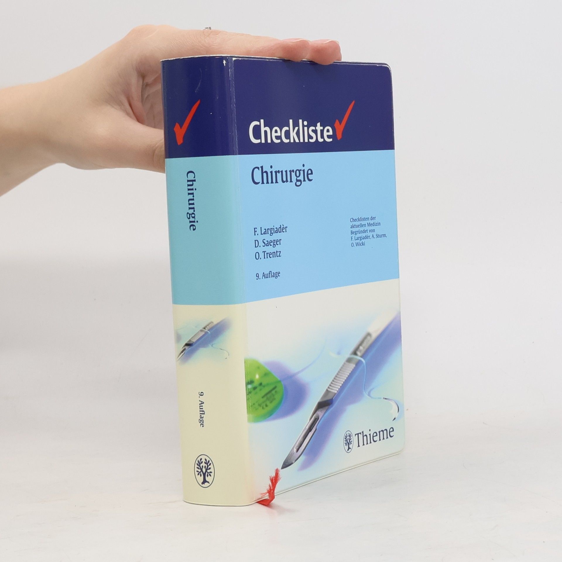 Felix Largiade r. Checkliste Chirurgie
