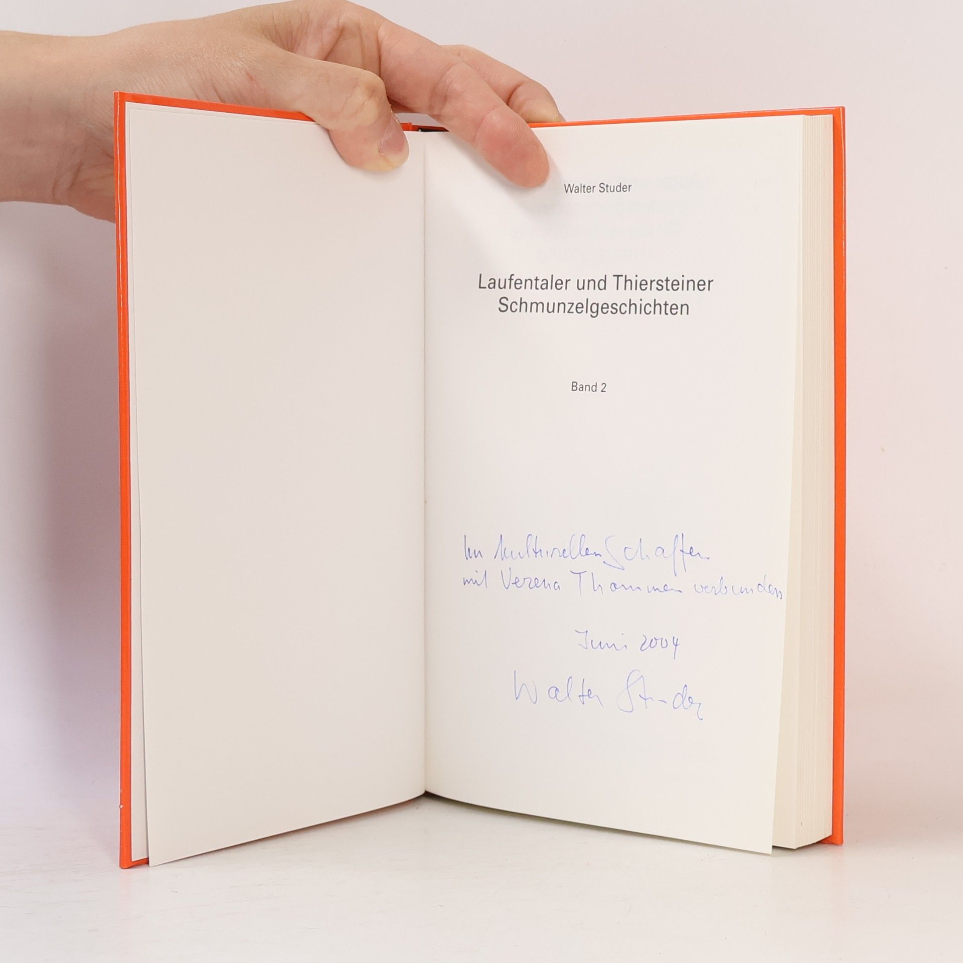 Walter Studer Laufentaler und Thiersteiner Schmunzelgeschichten II