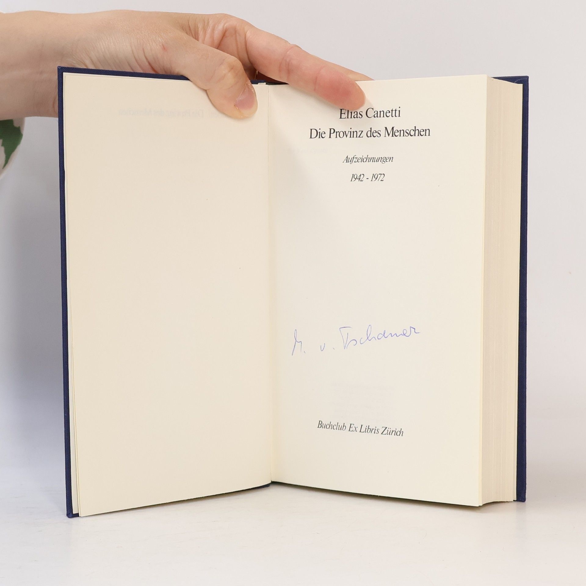 Elias Canetti Aufzeichnungen 1942-1972