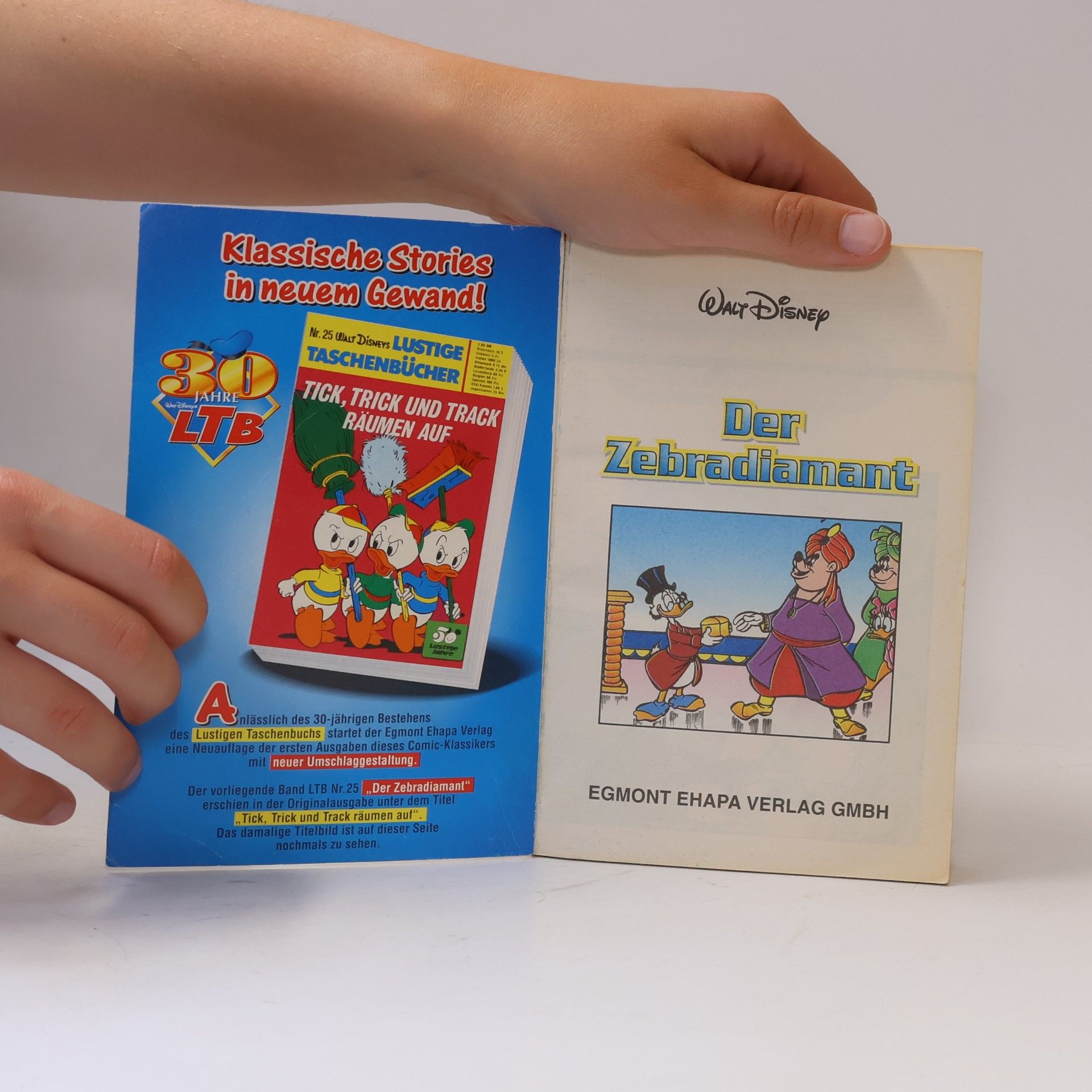 Walt Disney Lustiges Taschenbuch 25. Der Zebra-Diamant