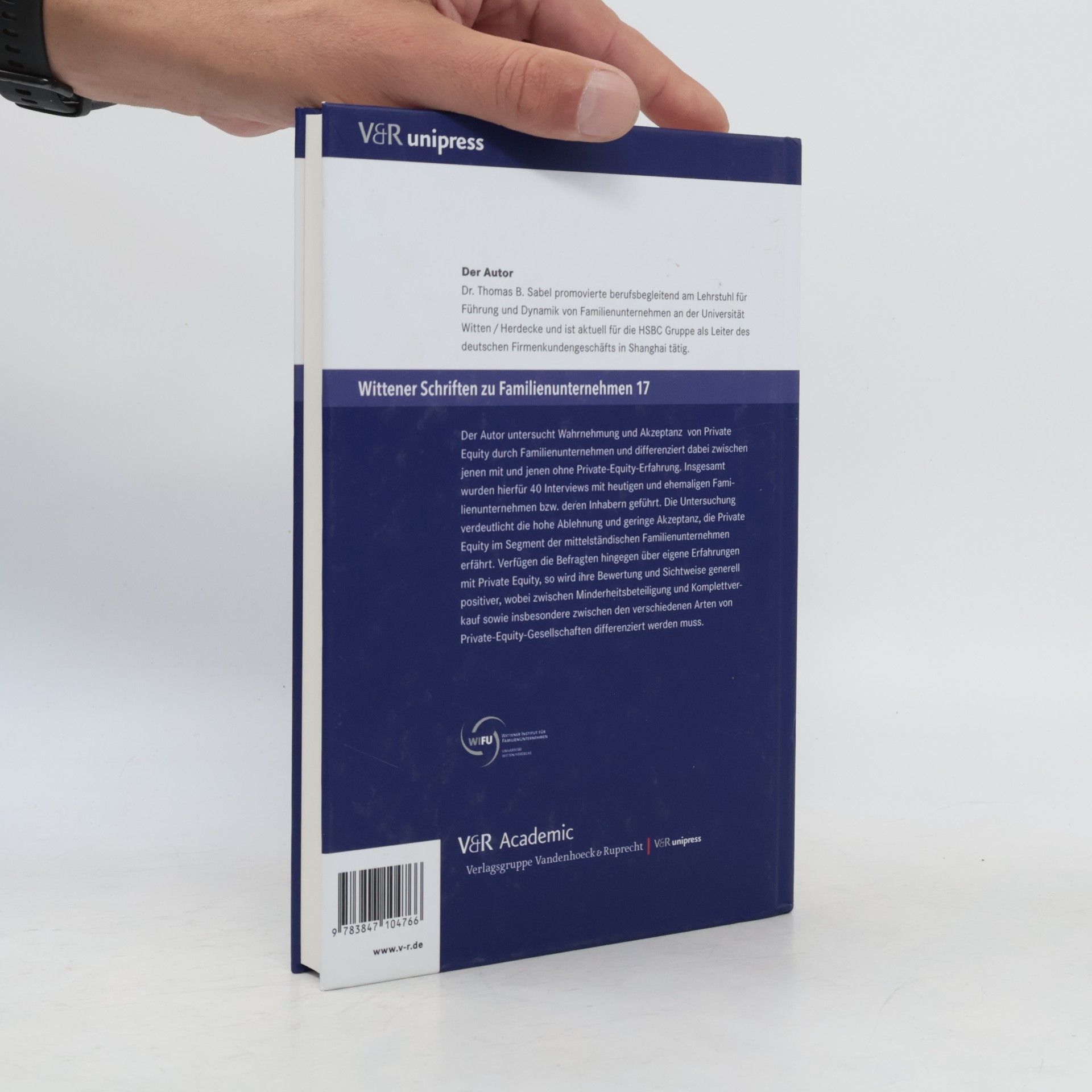 Thomas B. Sabel Private Equity und mittelständische Familienunternehmen
