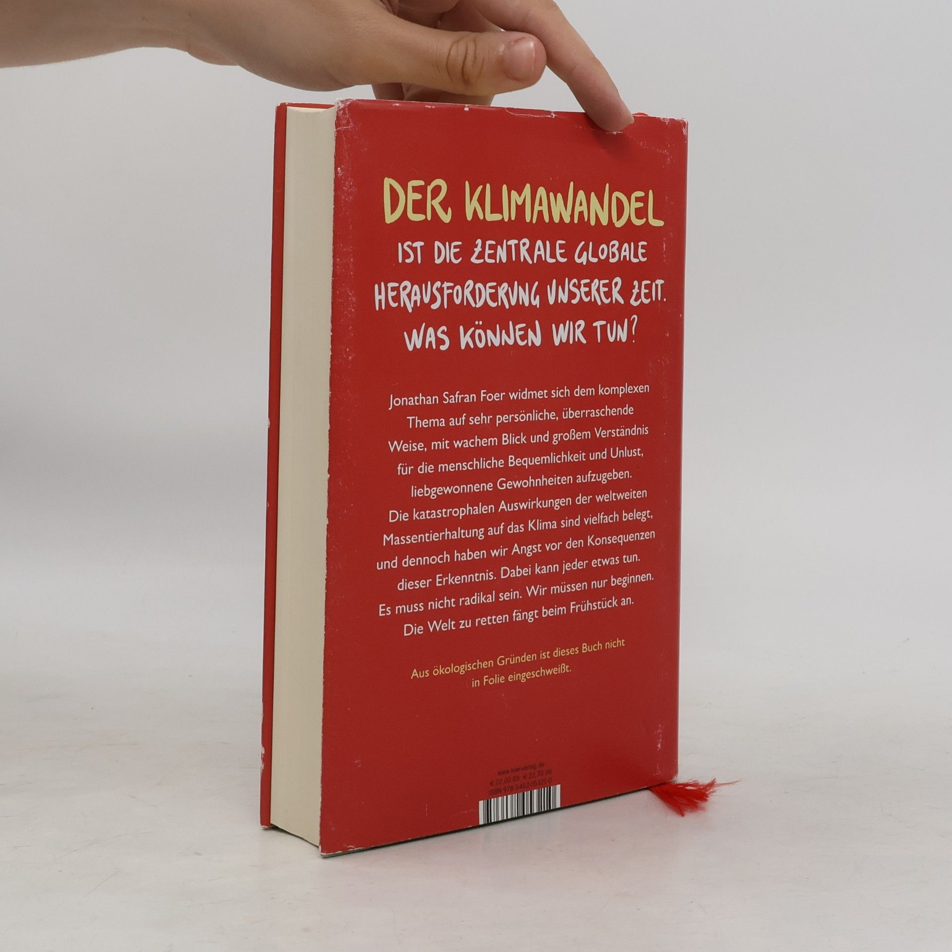 Jonathan Safran Foer Wir sind das Klima!