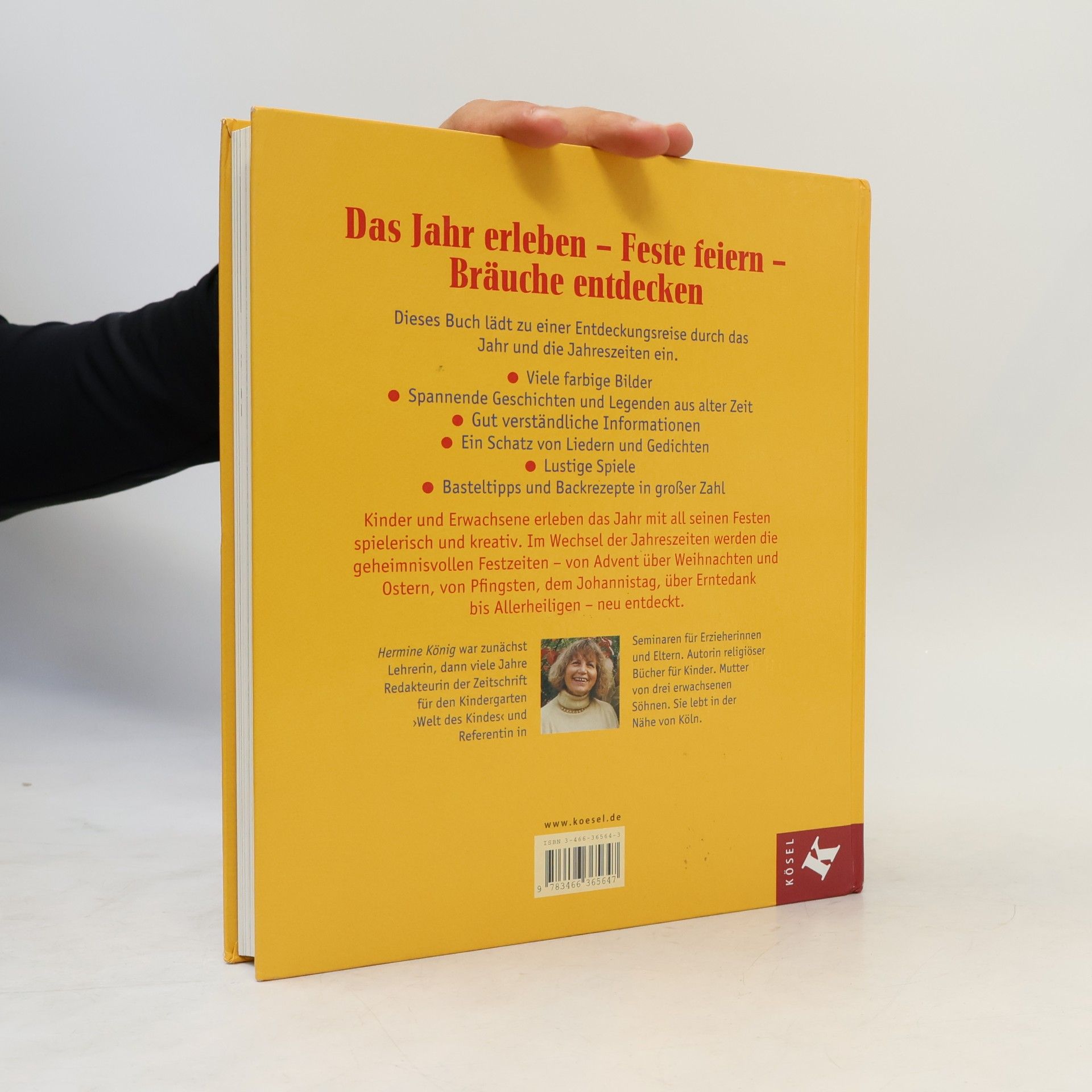 Hermine König Das große Jahresbuch für Kinder