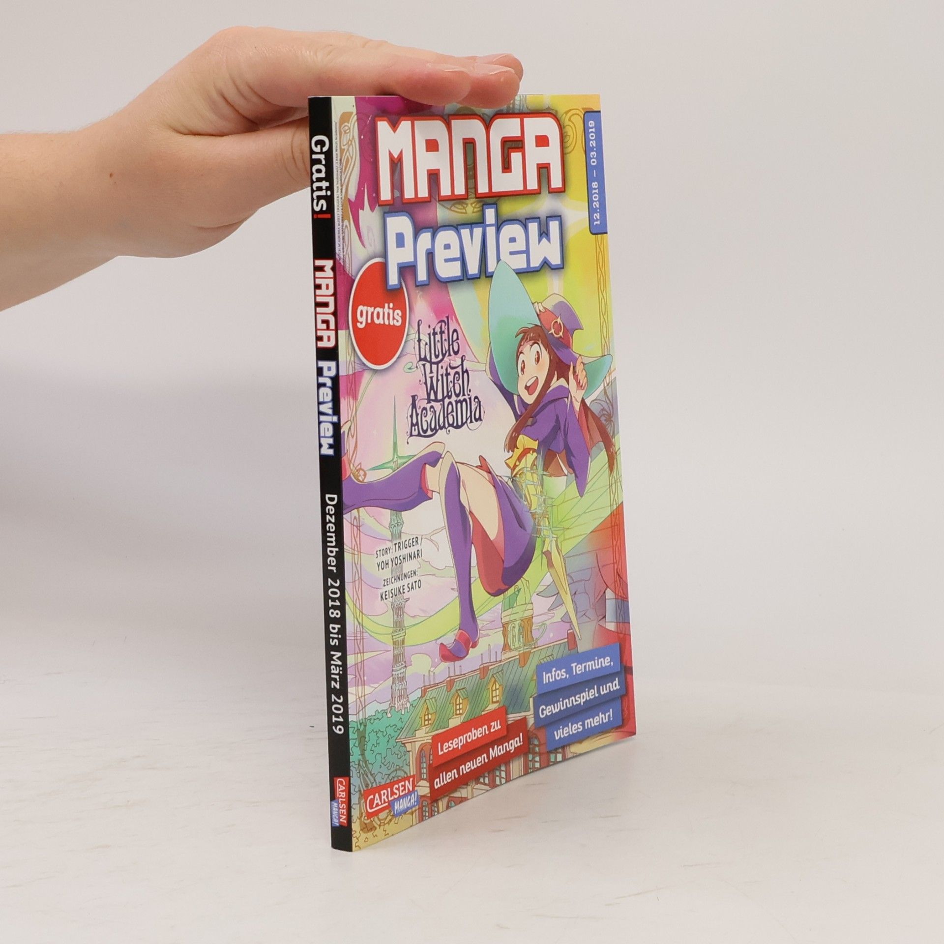 Keisuke Sato Manga Preview. Little Witch Academia 12/2018 - 3/2019