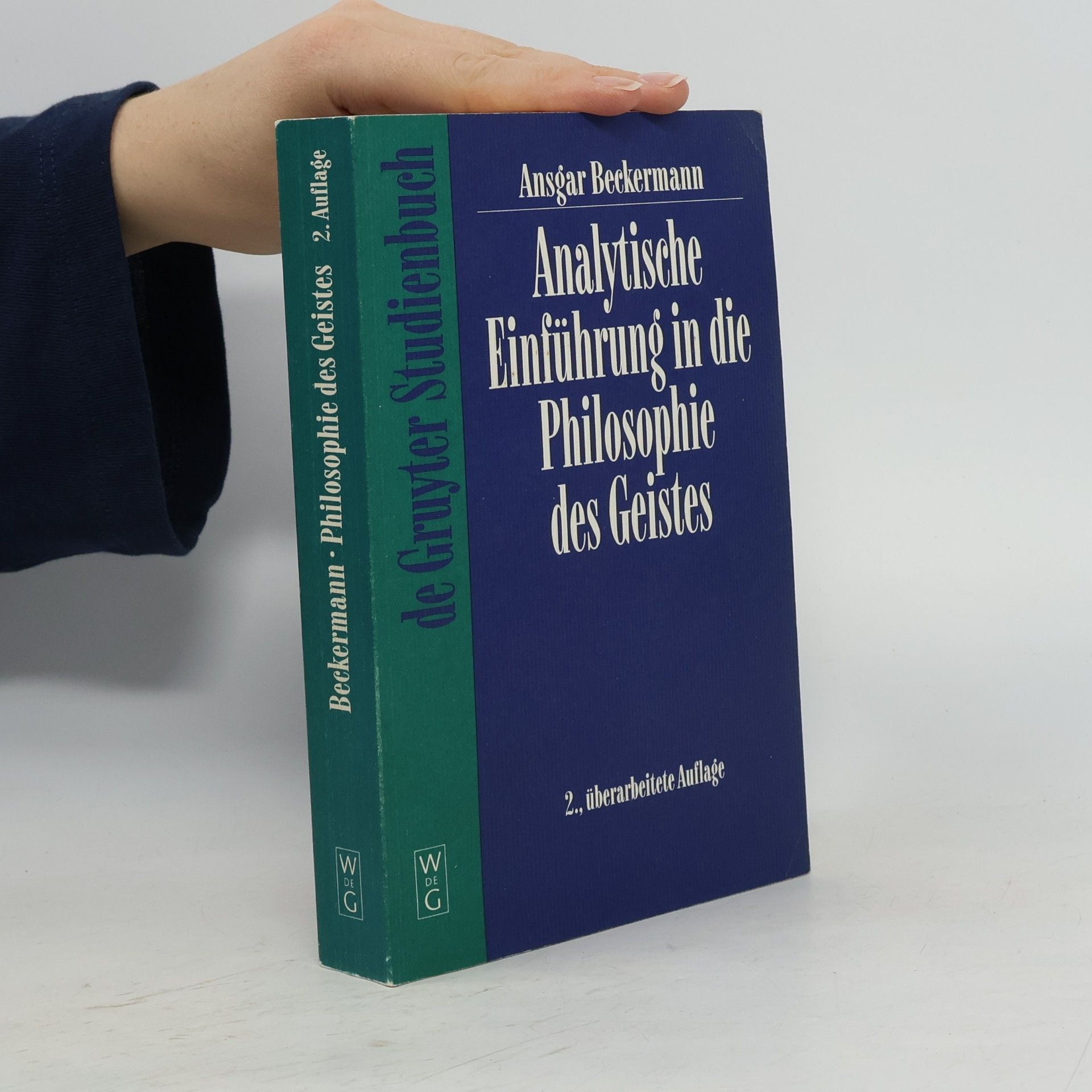 Ansgar Beckermann Analytische Einführung in die Philosophie des Geistes