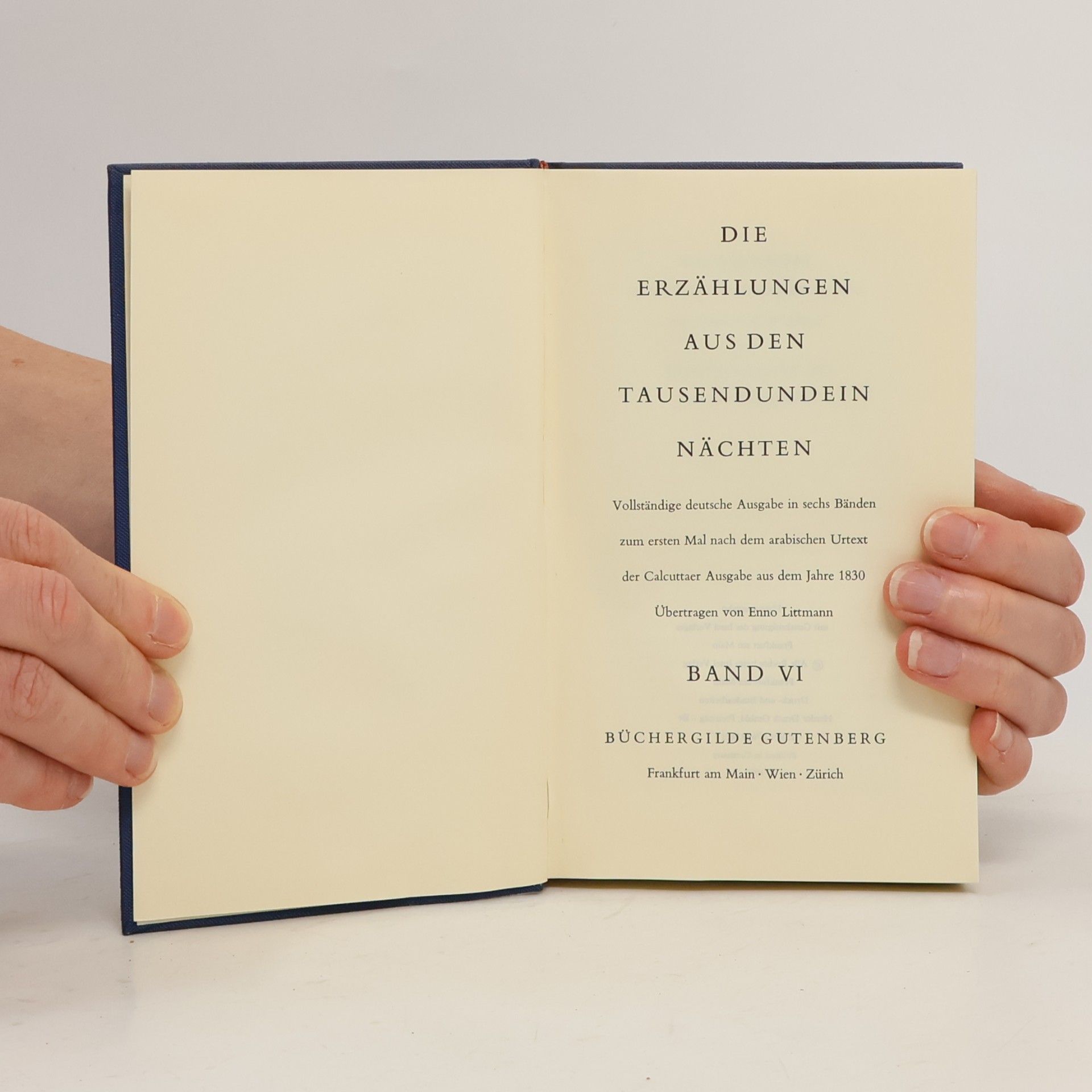 Autorenkollektiv Die Erzählungen aus den Tausendundein Nächten. Band VI.